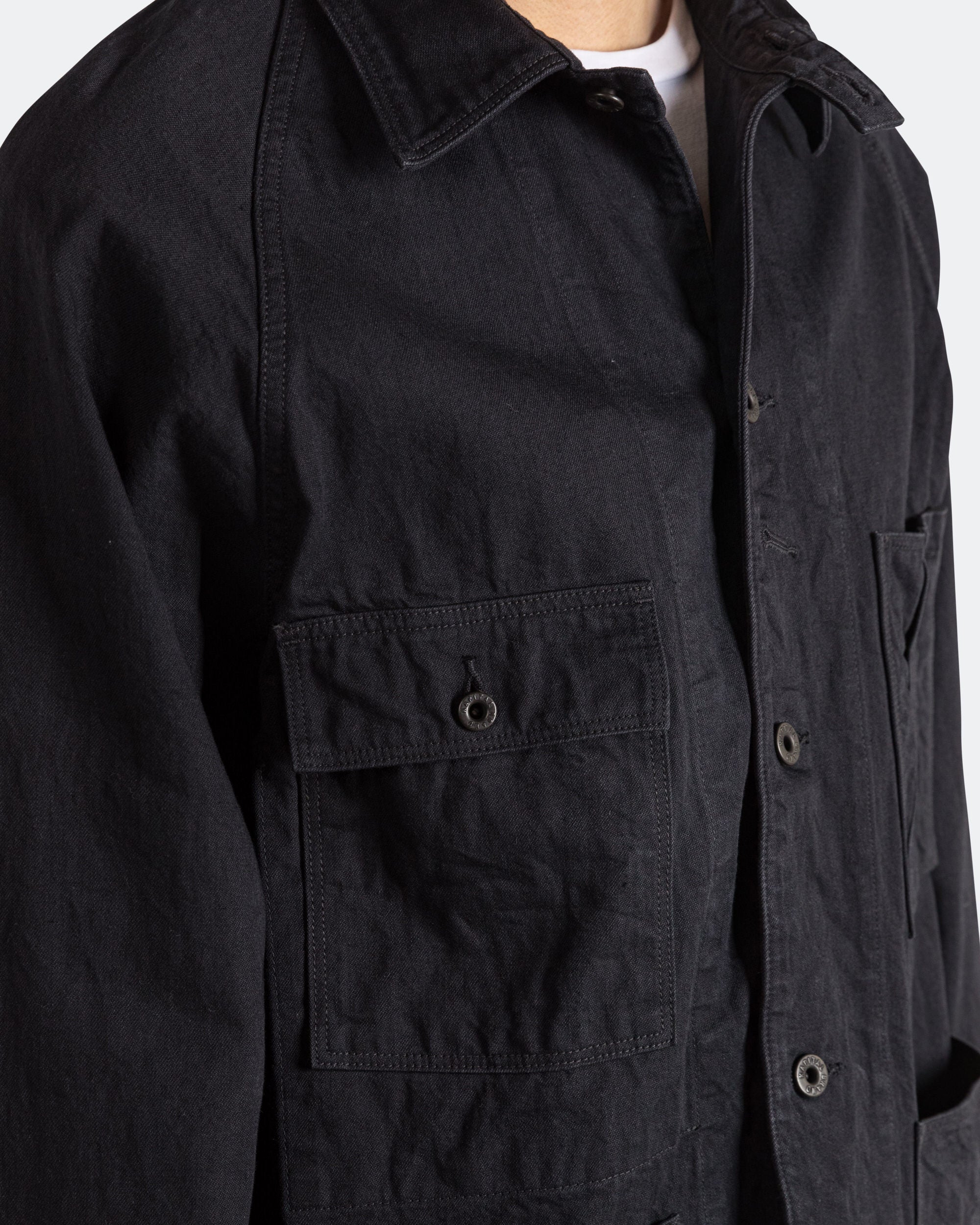 10oz BLKxBLK Denim CACTUS Coverall - Black - Image 4