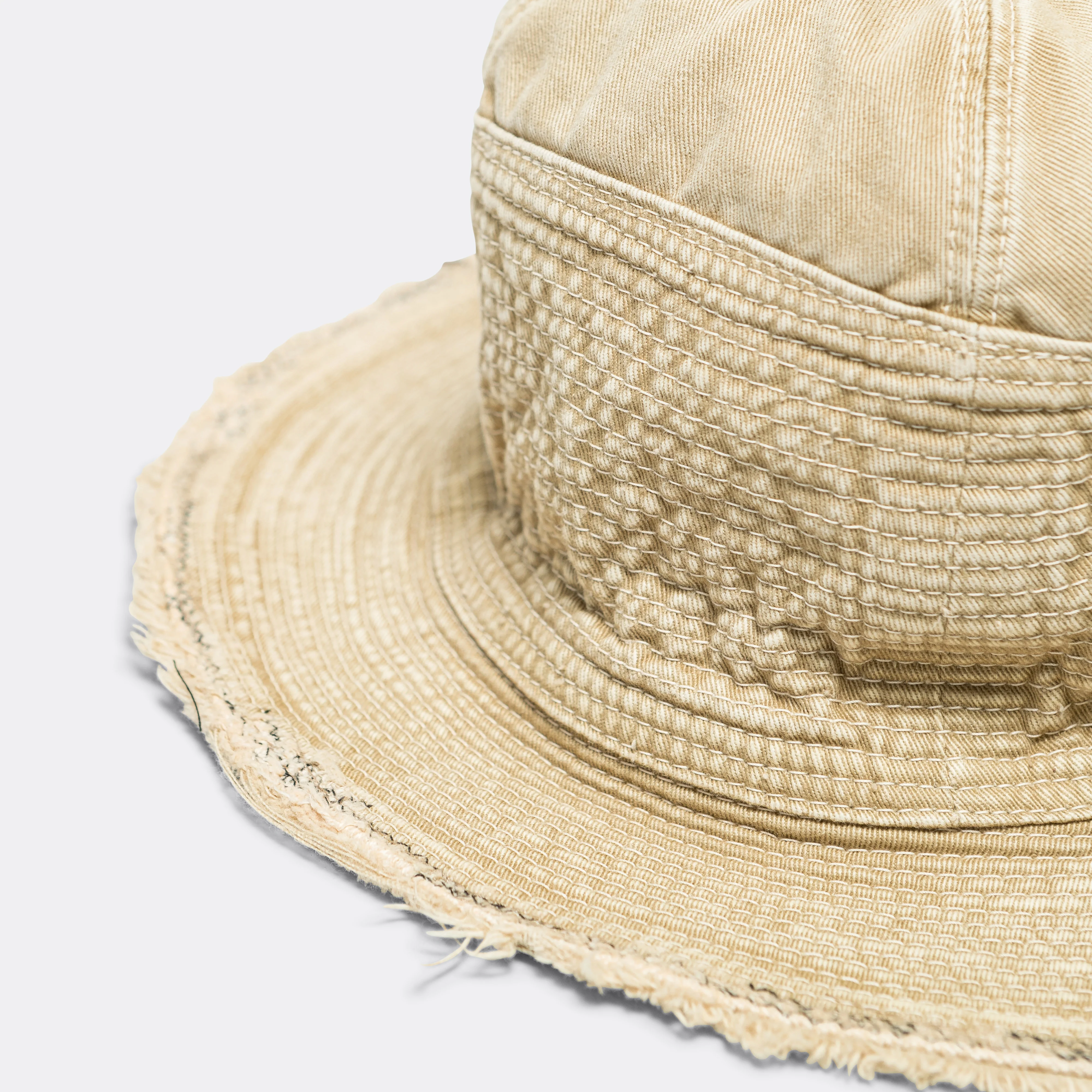 11.5oz THE OLD MAN AND THE SEA Hat (SOFT CRASH REMAKE) - Beige - Image 3