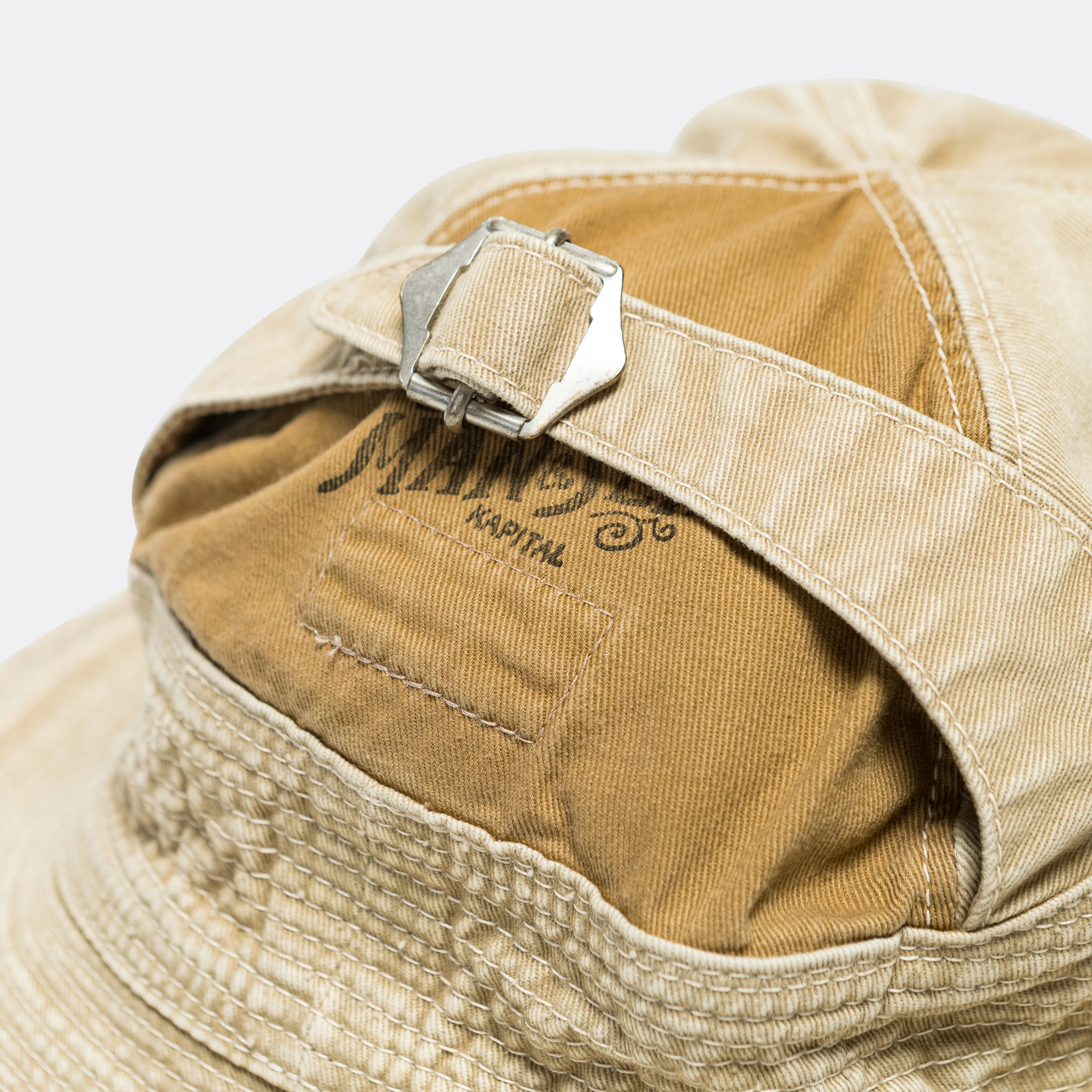 11.5oz THE OLD MAN AND THE SEA Hat (SOFT CRASH REMAKE) - Beige - Image 4