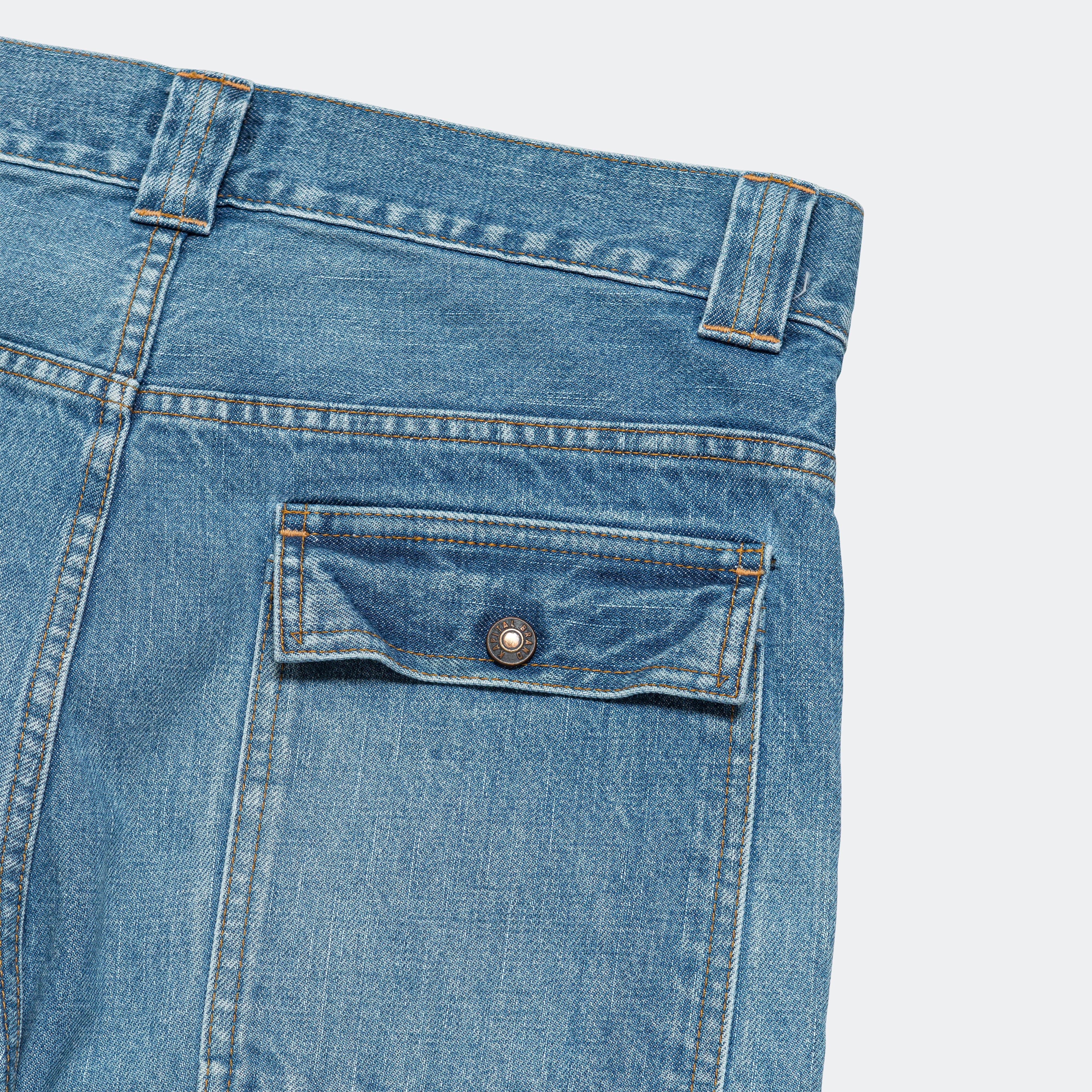 14oz Denim BUSH Flare Pants (CACTUS Embroidery) - Pro - Image 8