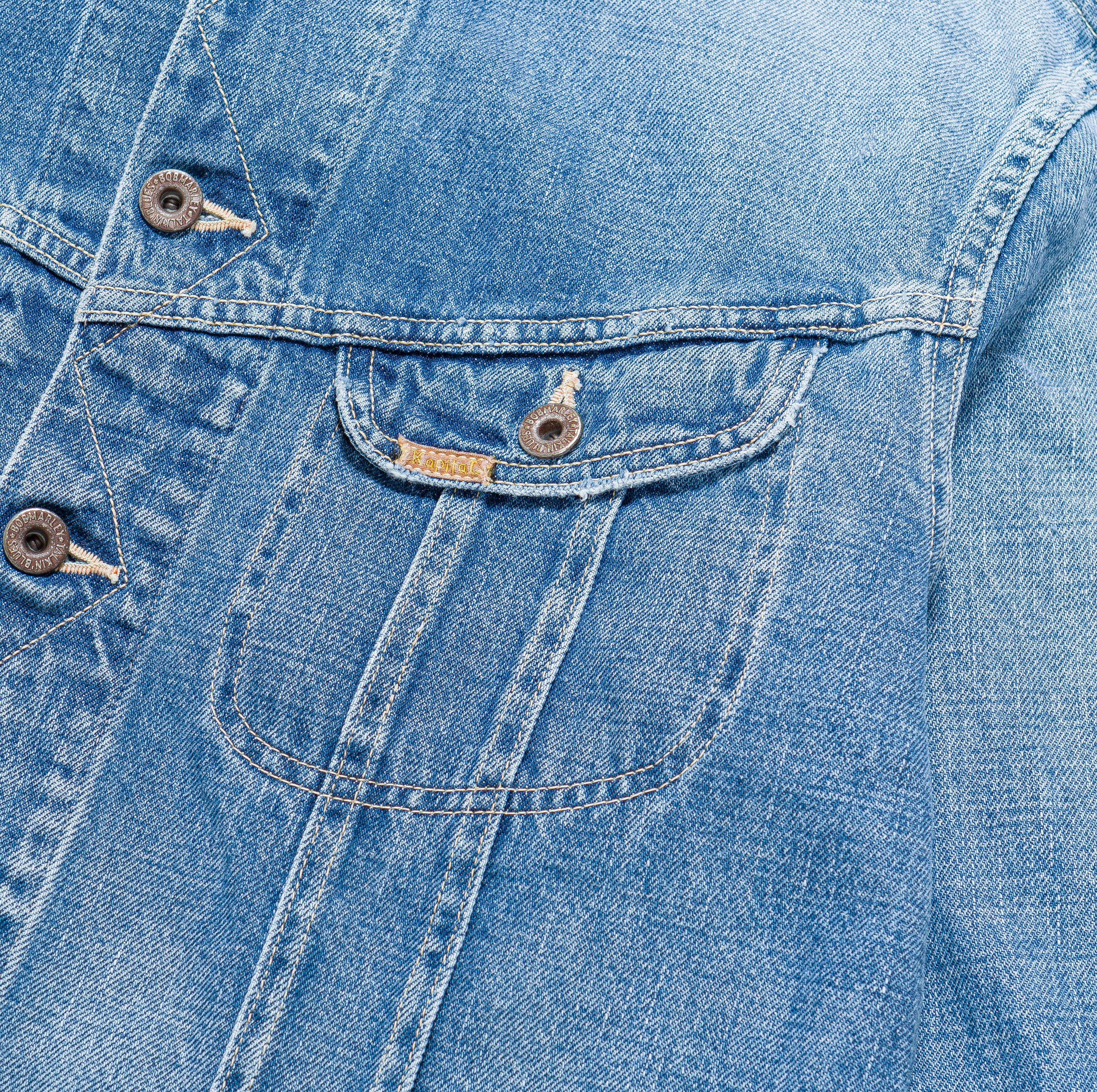 14oz Denim MARLEY UPRISING Jacket - Light - Image 4