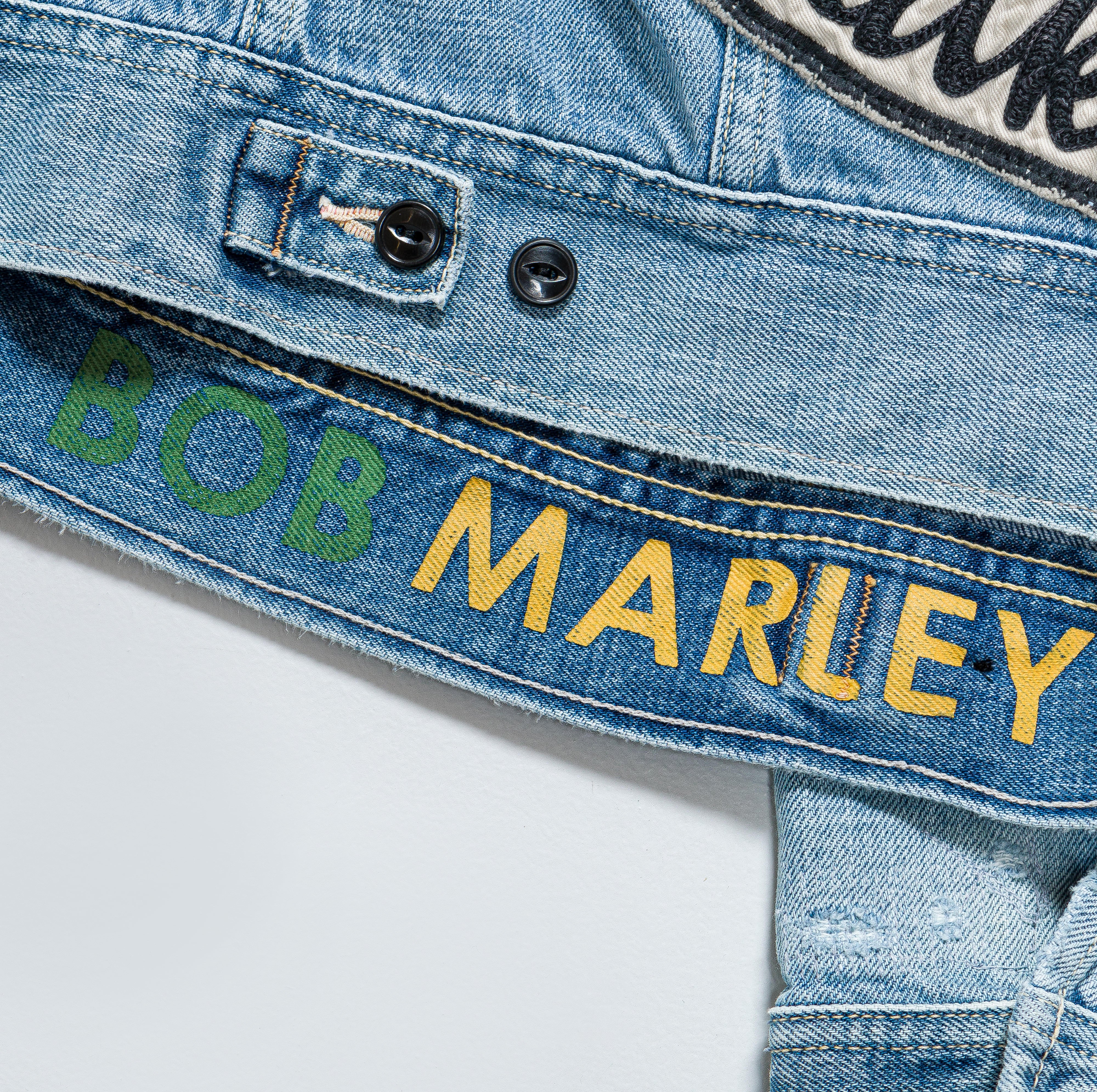 14oz Denim MARLEY UPRISING Jacket - Light - Image 7
