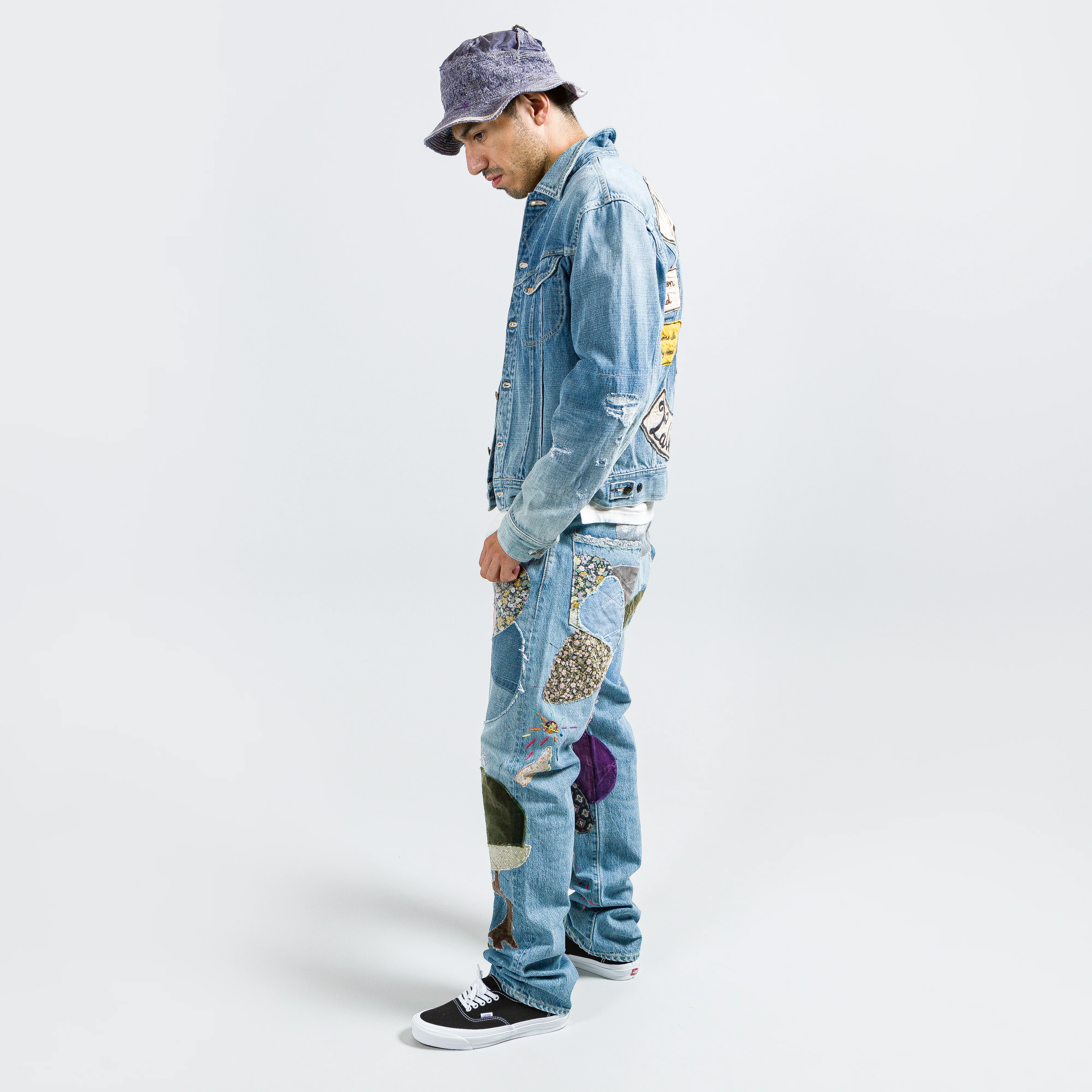 14oz Denim MARLEY UPRISING Jacket - Light - Image 8