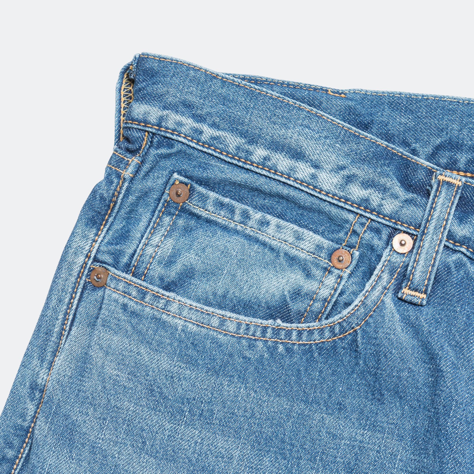 14oz Denim TH Straight - Midtone - Image 3