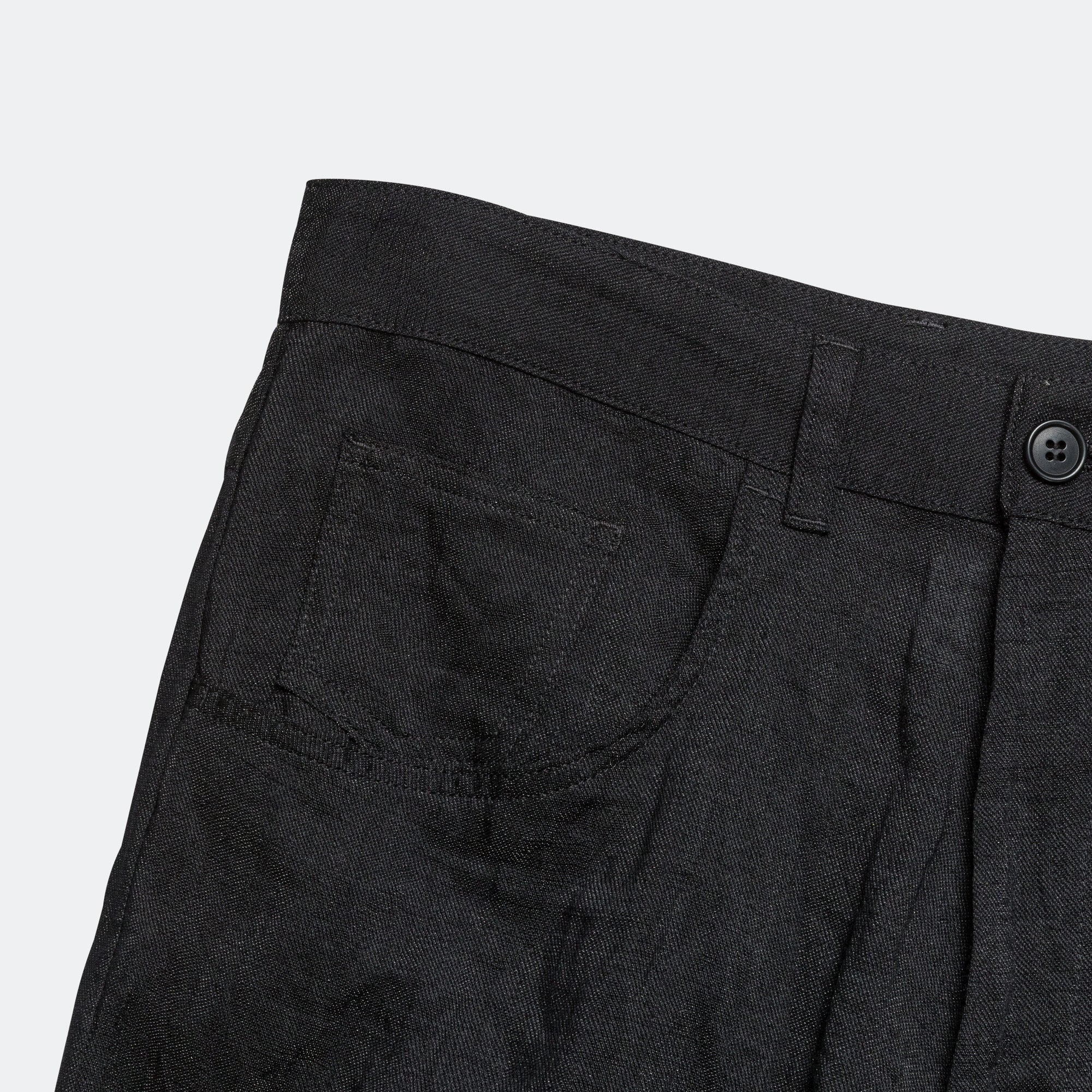 5 Pocket Loose Pants - Black - Image 3