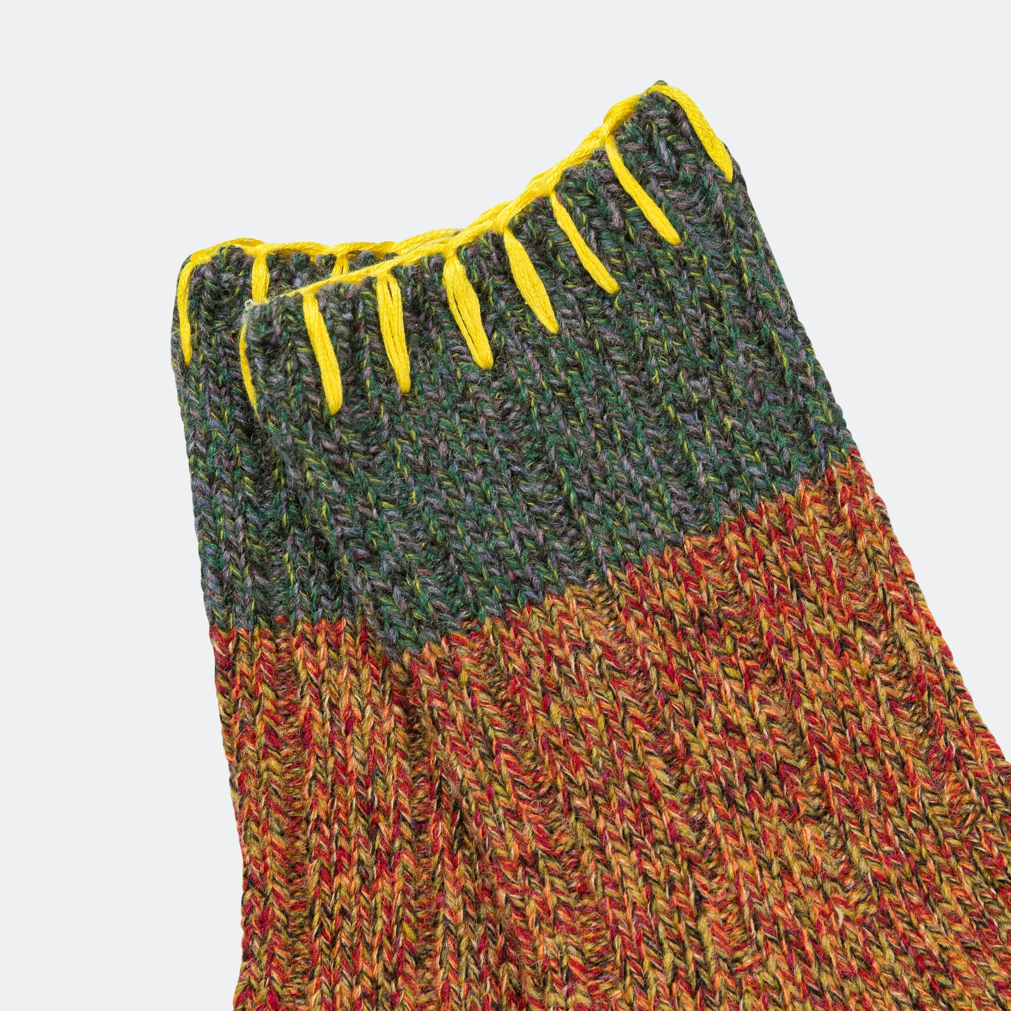 56Yarns Wool Grandrelle GOGH HOBO Stitch Socks - Pink - Image 3