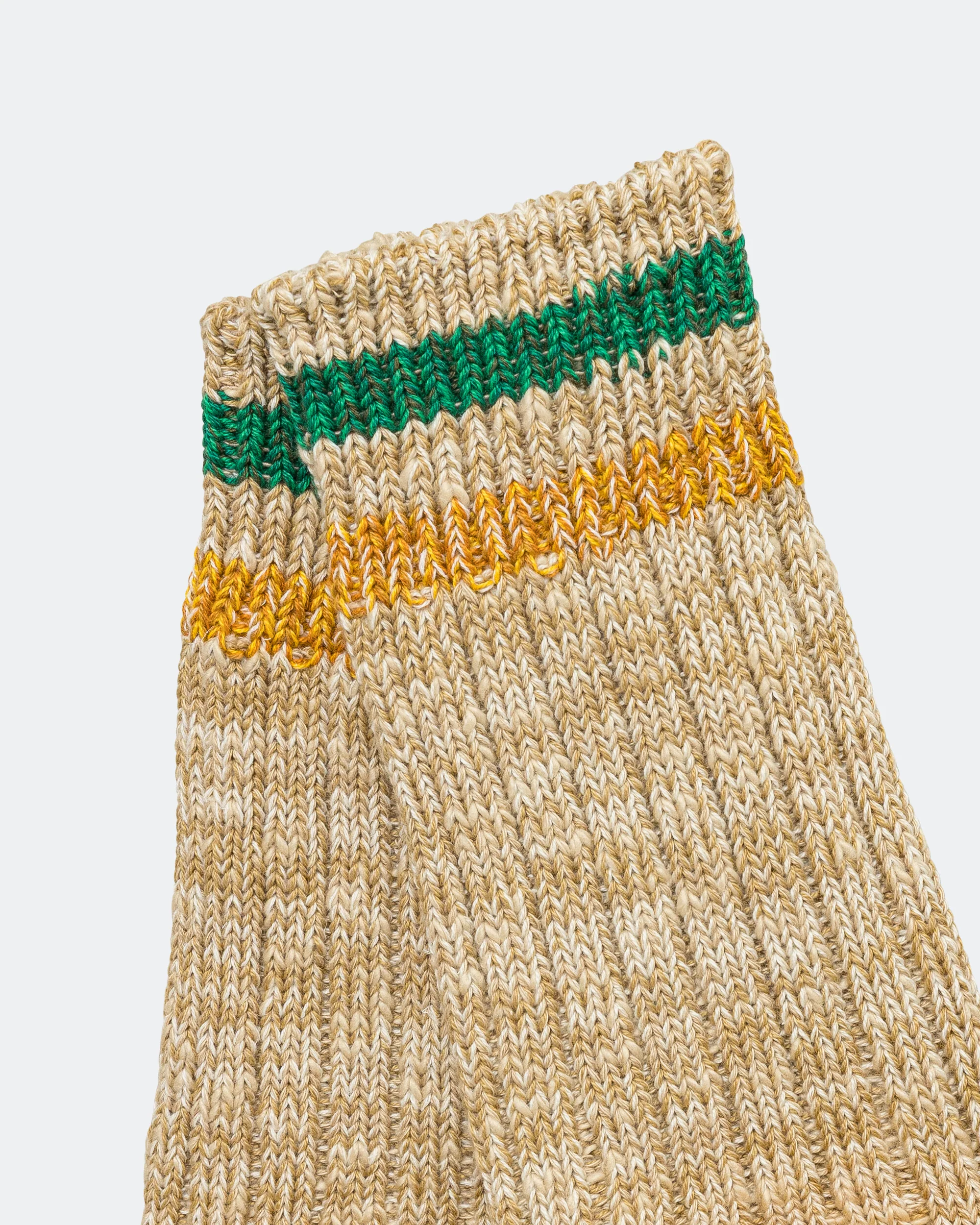 60Yarns Grandrelle IVY RAINBOWY HAPPY Heel-Hold Socks - Beige - Image 2