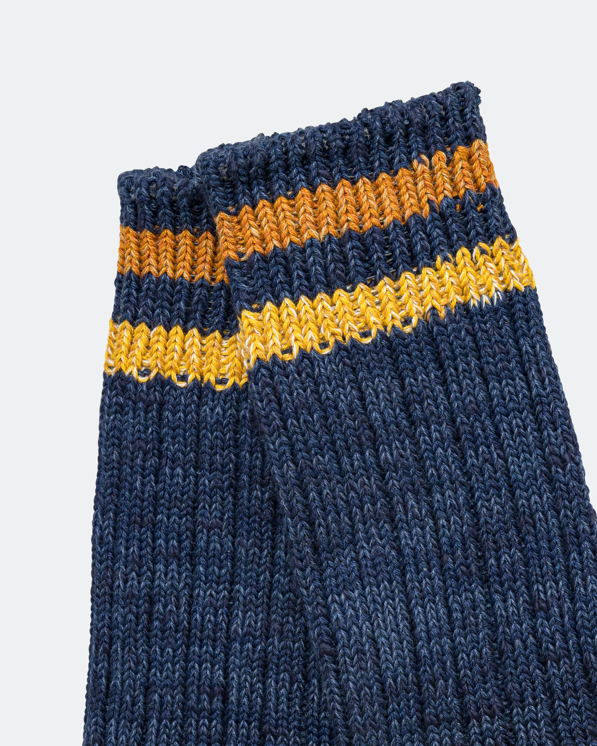60Yarns Grandrelle IVY RAINBOWY HAPPY Heel-Hold Socks - Navy - Image 2