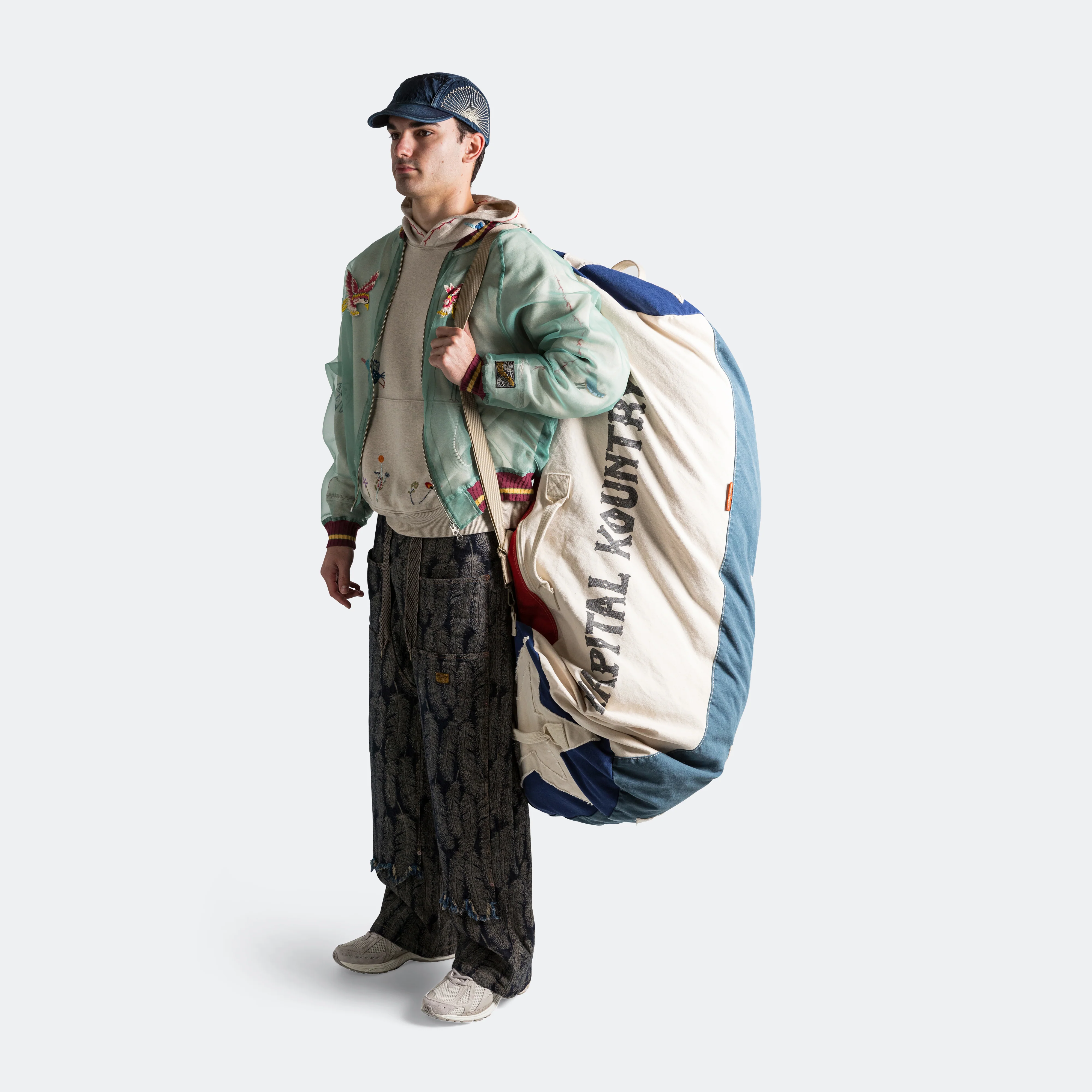#8 Canvas BILLON DOLLAR Boston Bag - Trico - Image 9