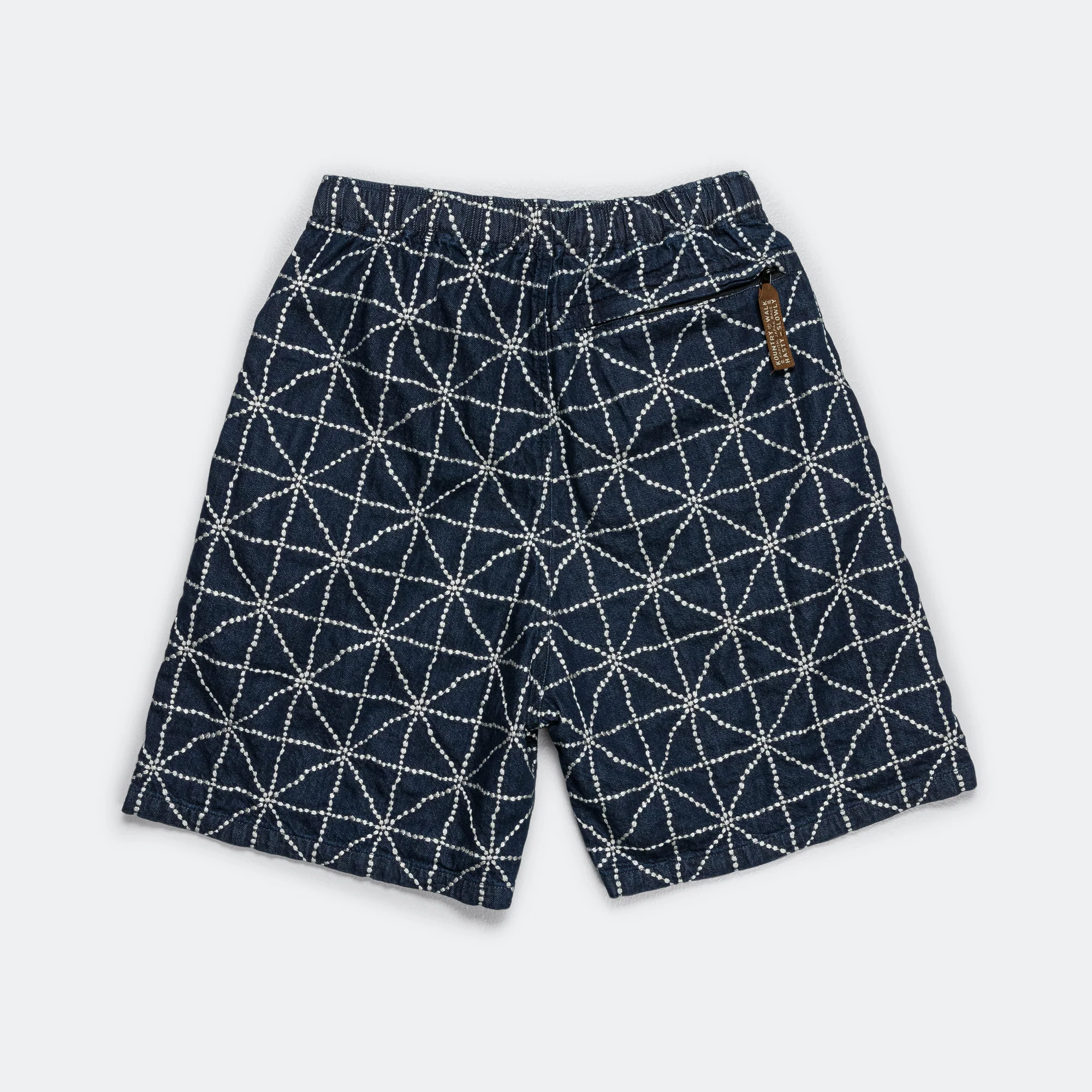 8oz Denim FOLK-DOJO EASY Shorts - Dark - Image 2