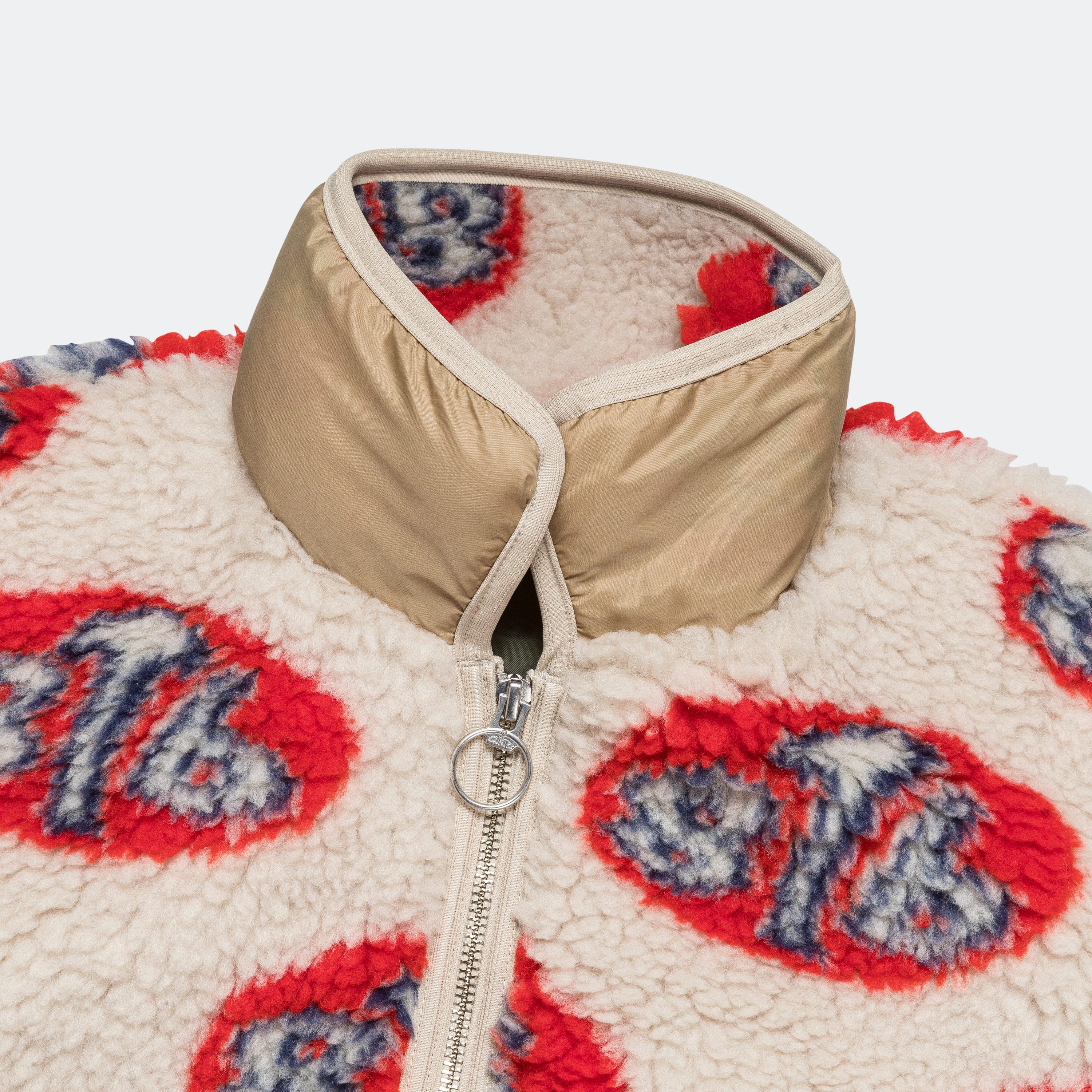 8T6 Boa Fleece Drizzler JKT - Ecru - Image 4