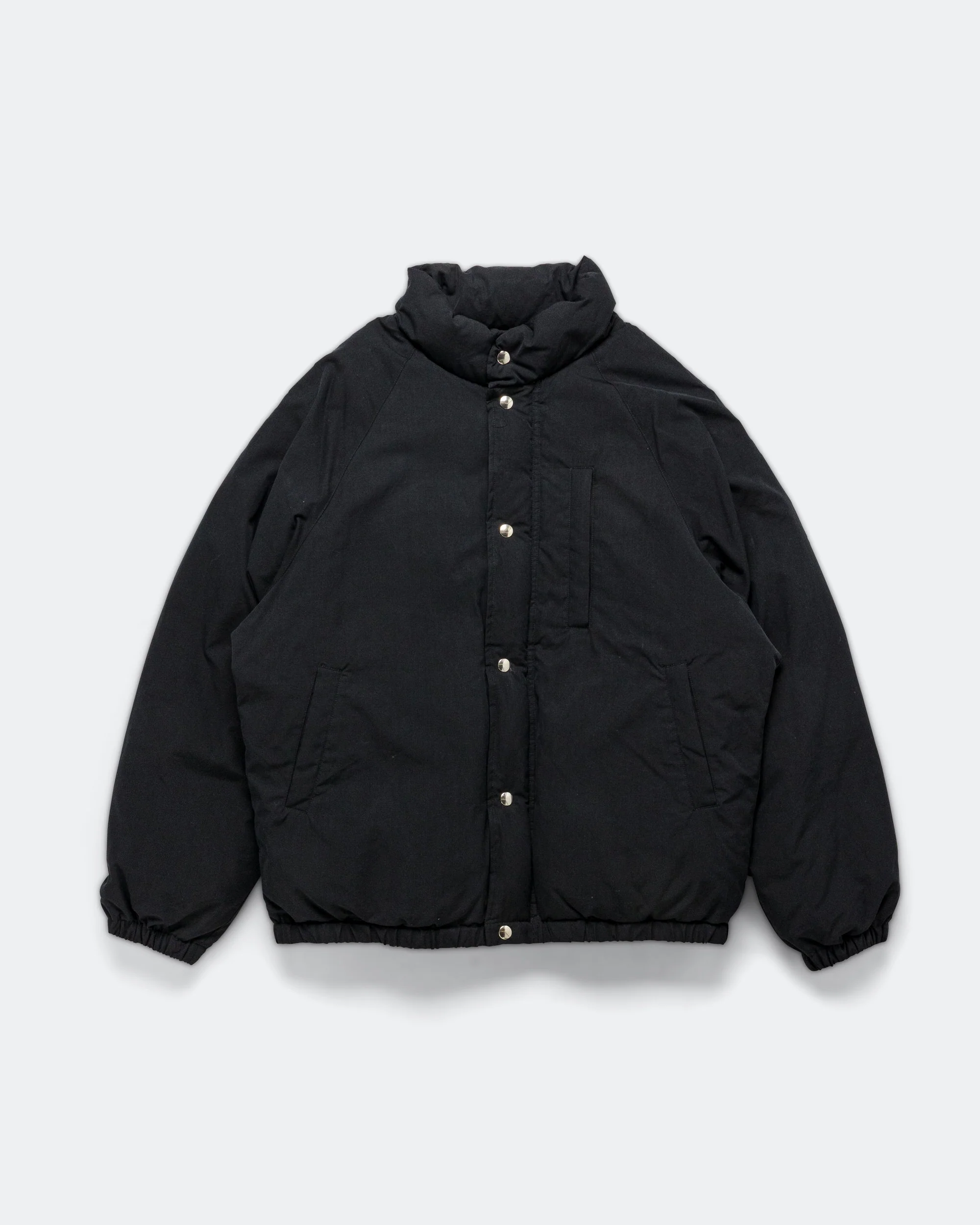 Silk Ripstop Ski Down Jacket - Black