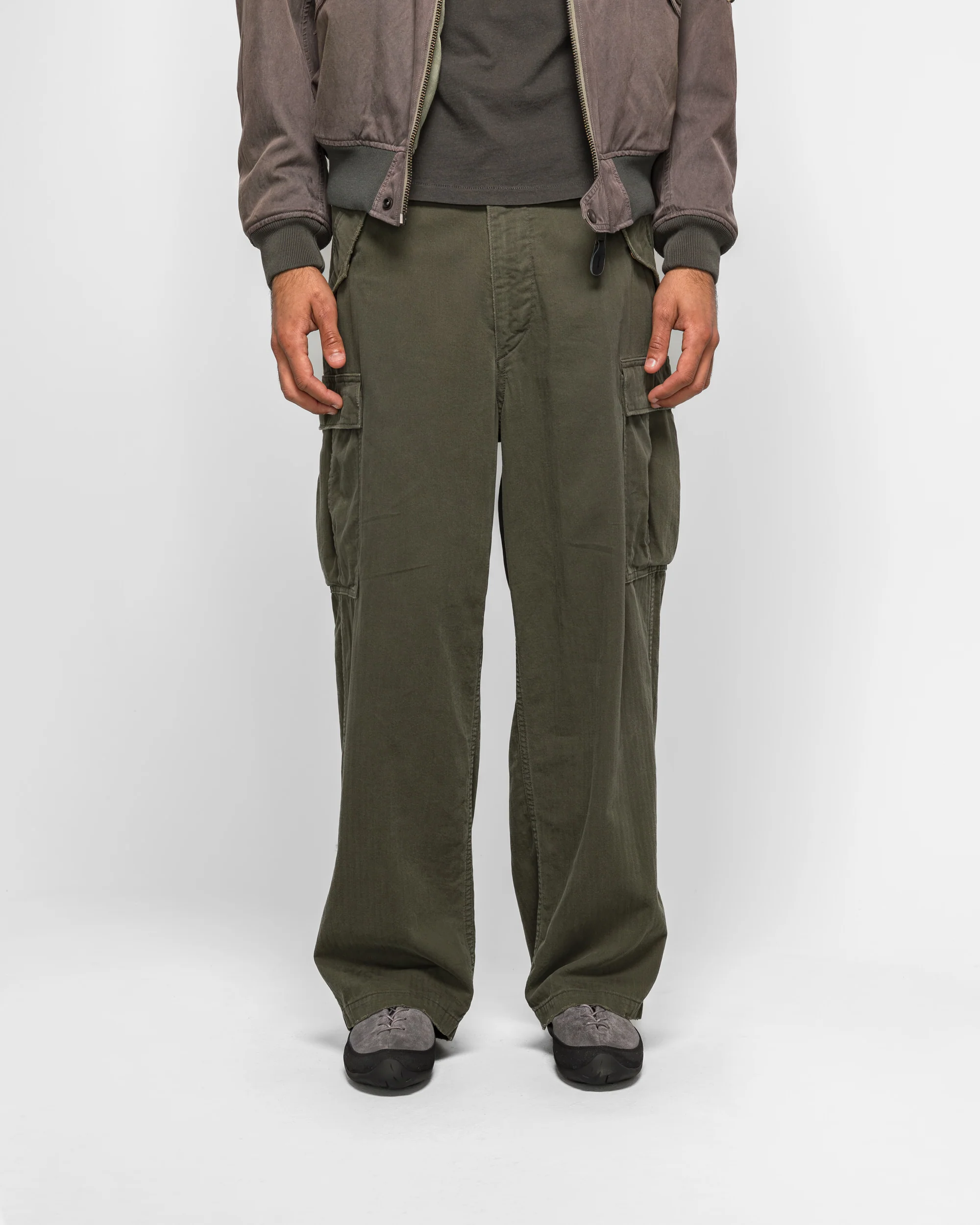 Vintage US Army M-51 Field Pants - Olive - Image 2