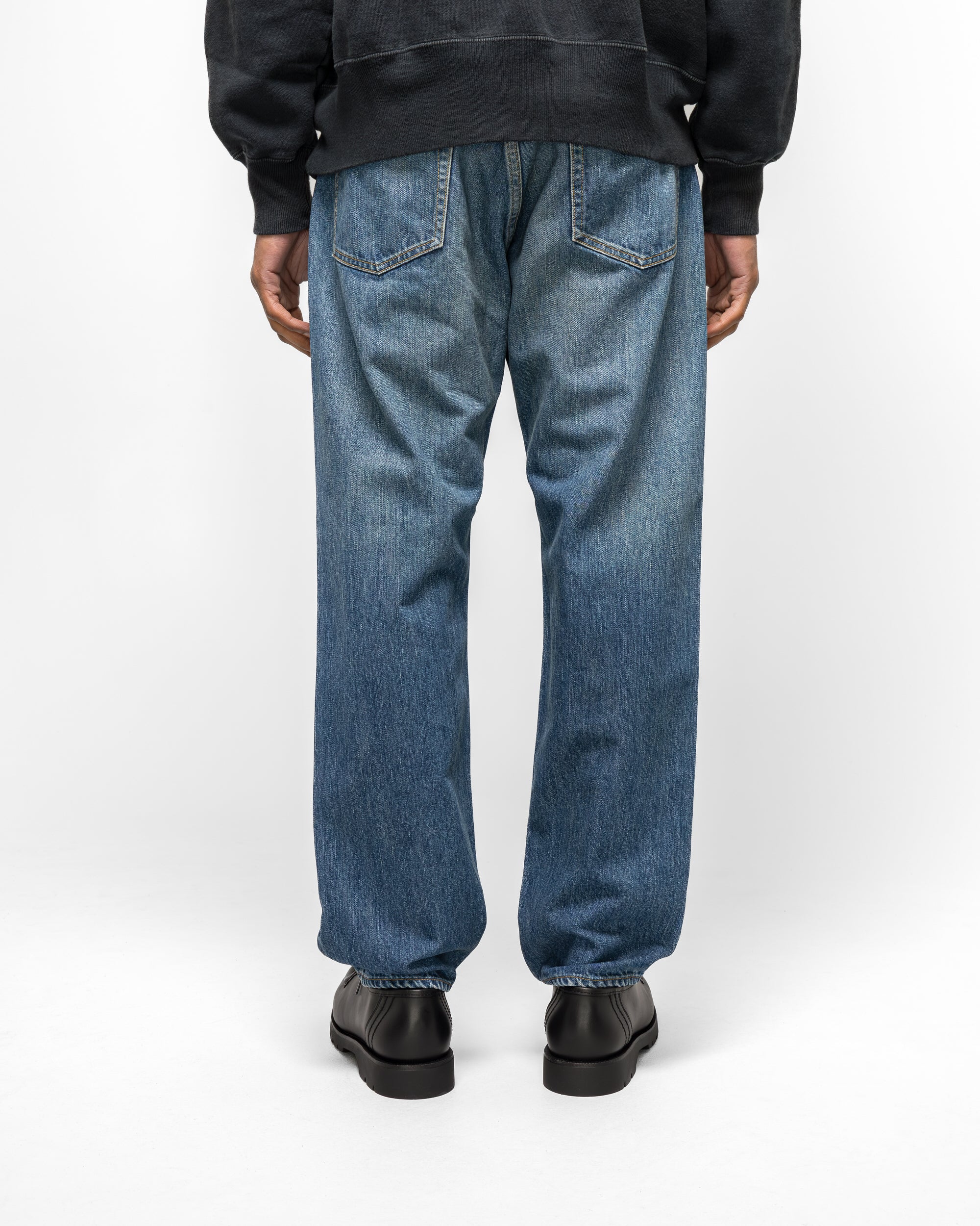 Washed Denim Pants E - Bleach - Image 4