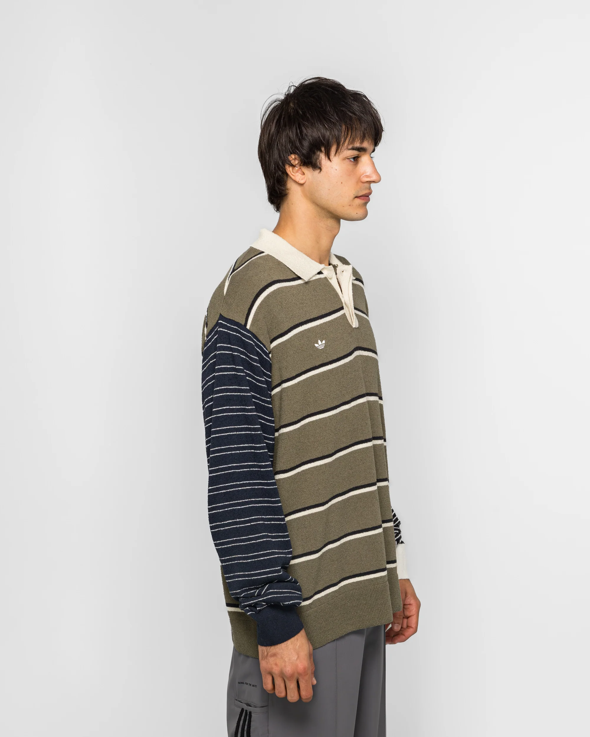 Adi007 Tee LS x SFTM - Olive Strata/Alumina - Image 3