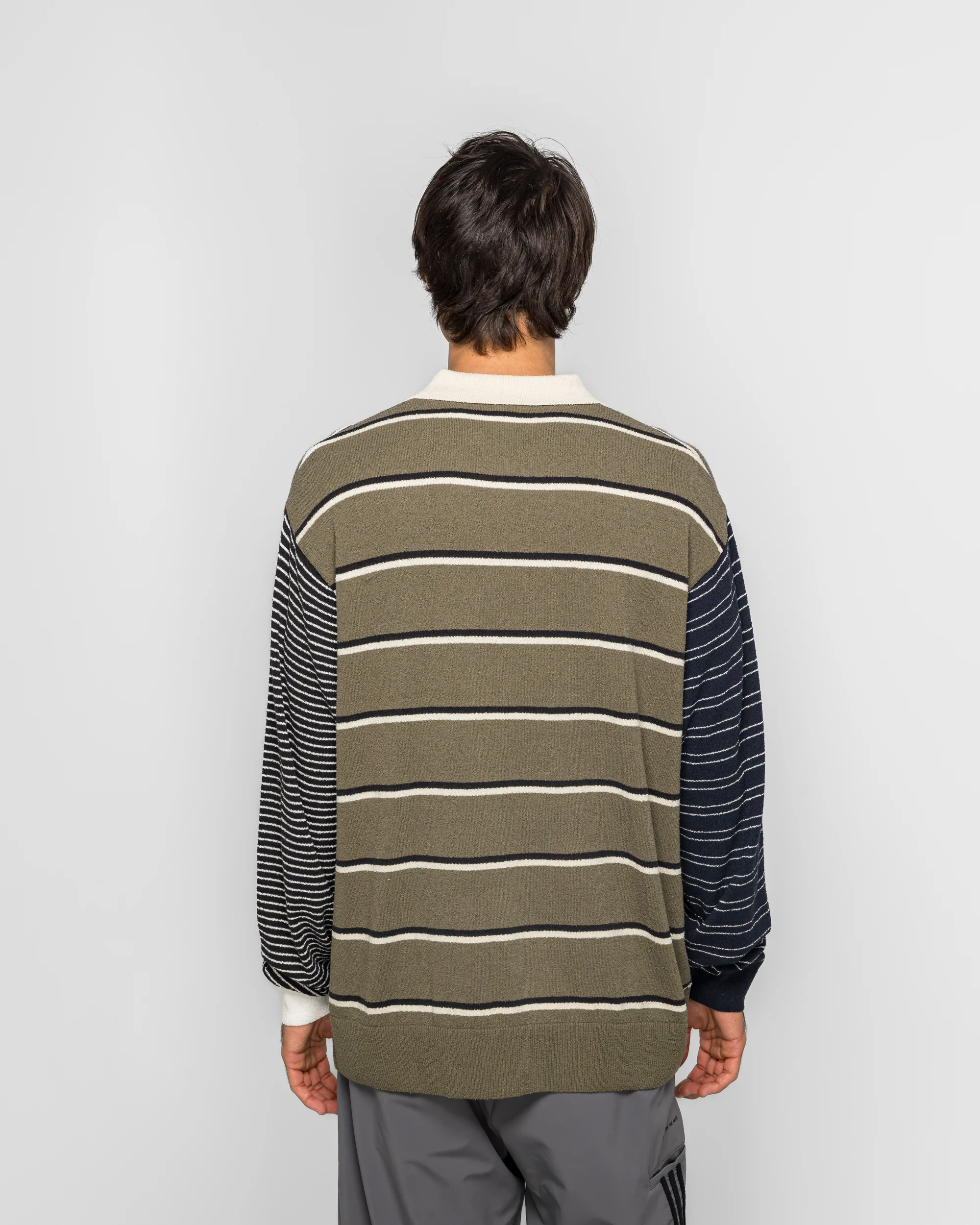 Adi007 Tee LS x SFTM - Olive Strata/Alumina - Image 4
