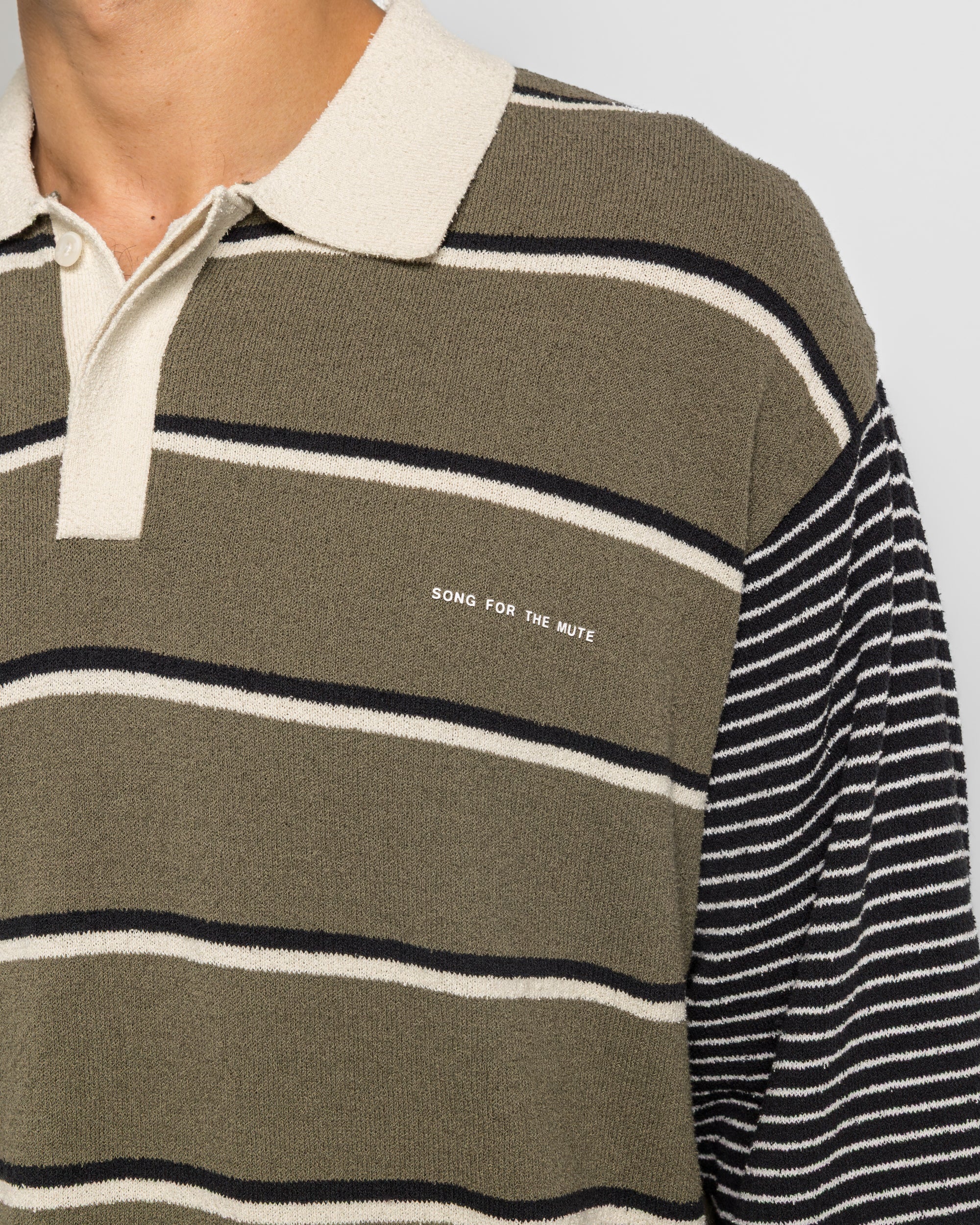 Adi007 Tee LS x SFTM - Olive Strata/Alumina - Image 5