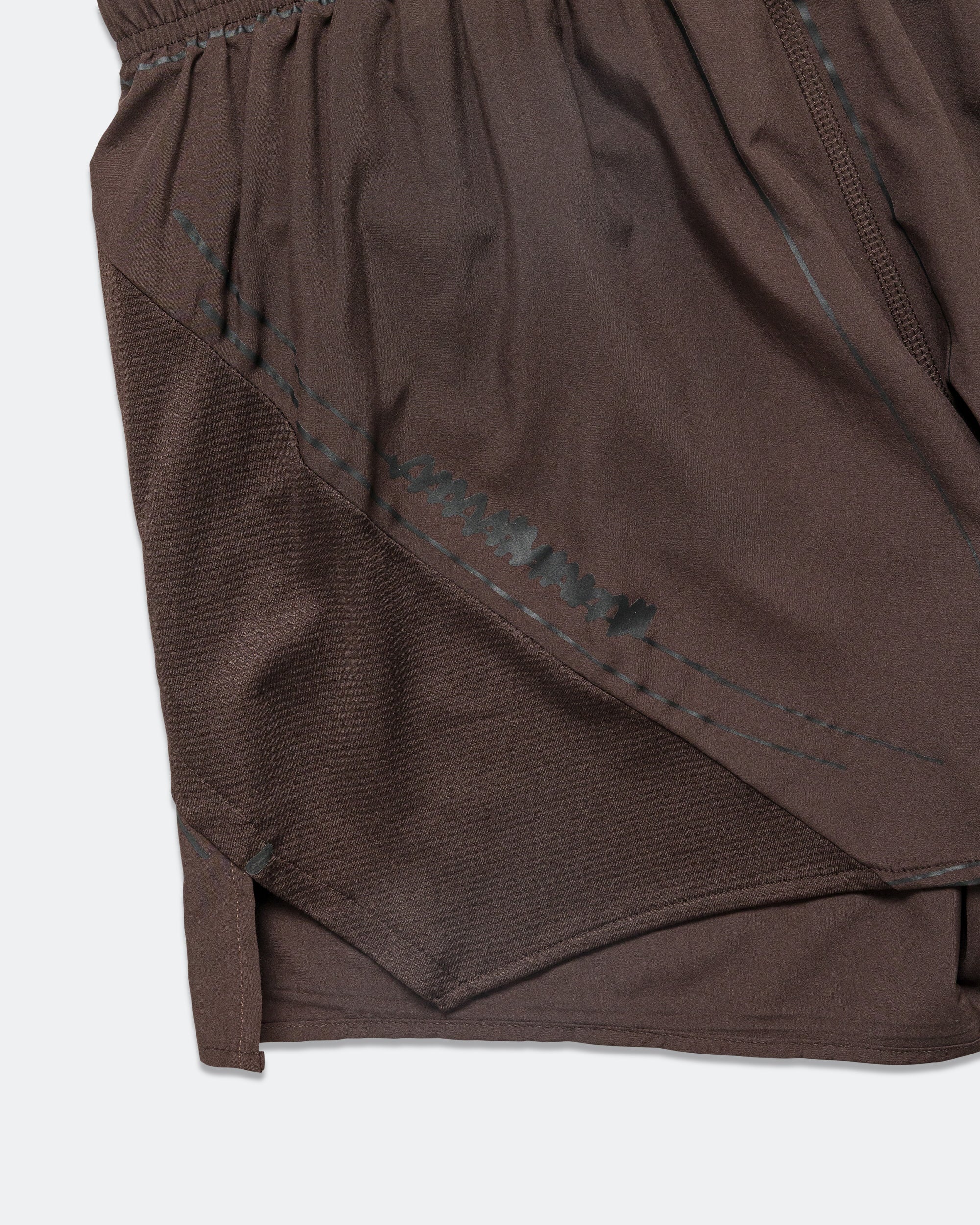 Adi365 5in Running Shorts x SFTM - Aurora Coffee - Image 3