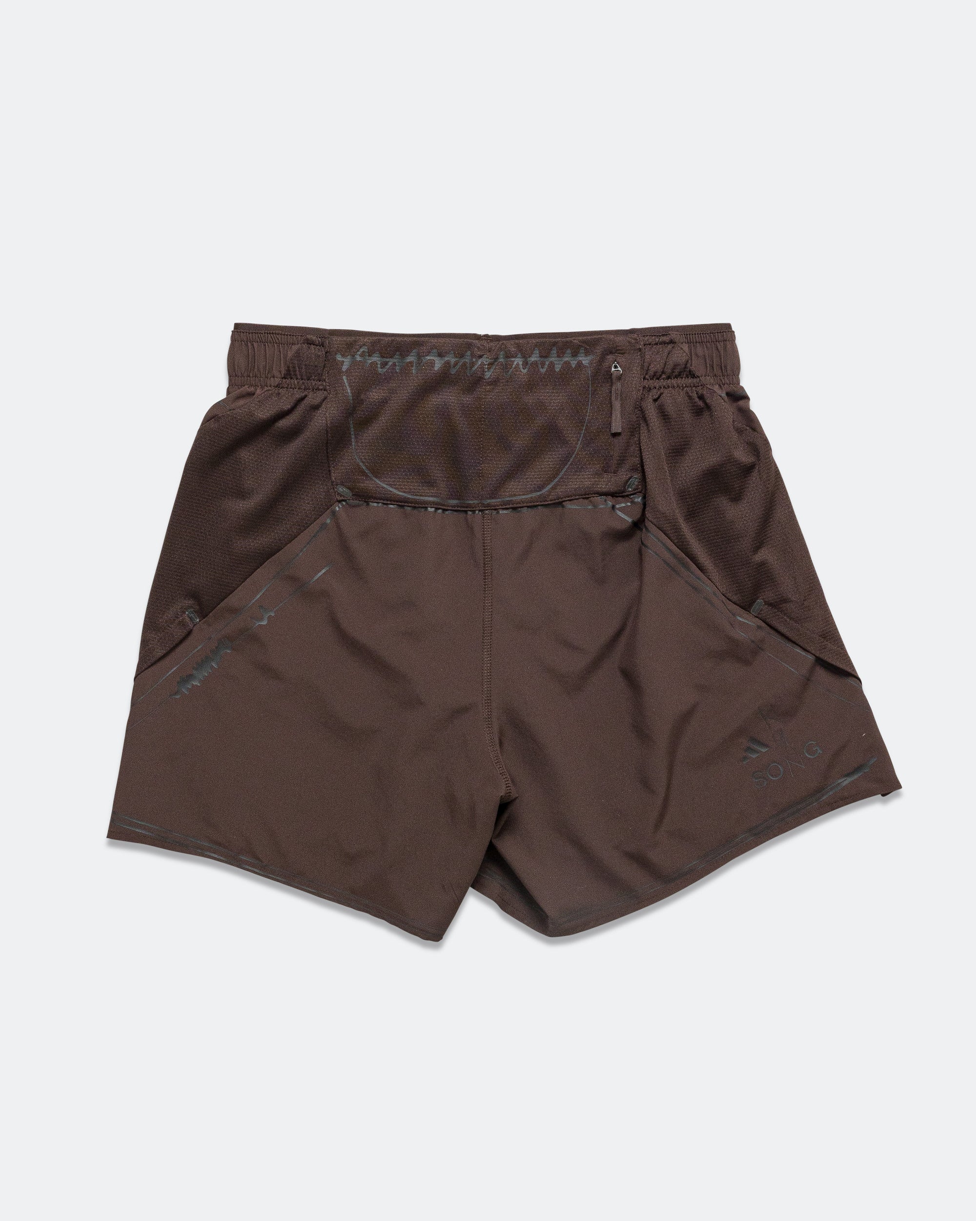 Adi365 5in Running Shorts x SFTM - Aurora Coffee - Image 4