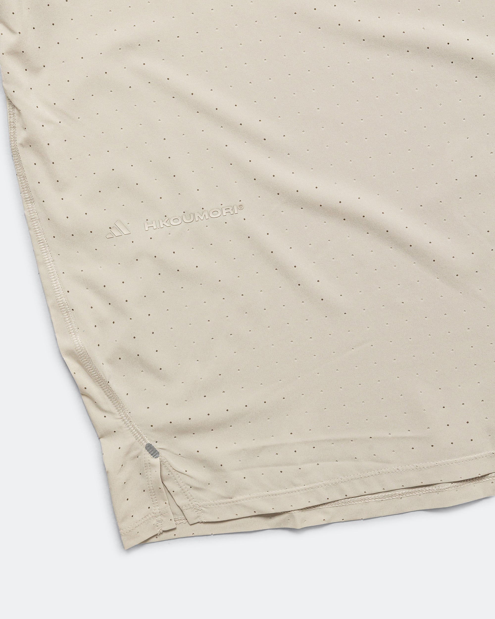 Adi365 Running Tee x Hermanos Koumori - Putty Grey - Image 2