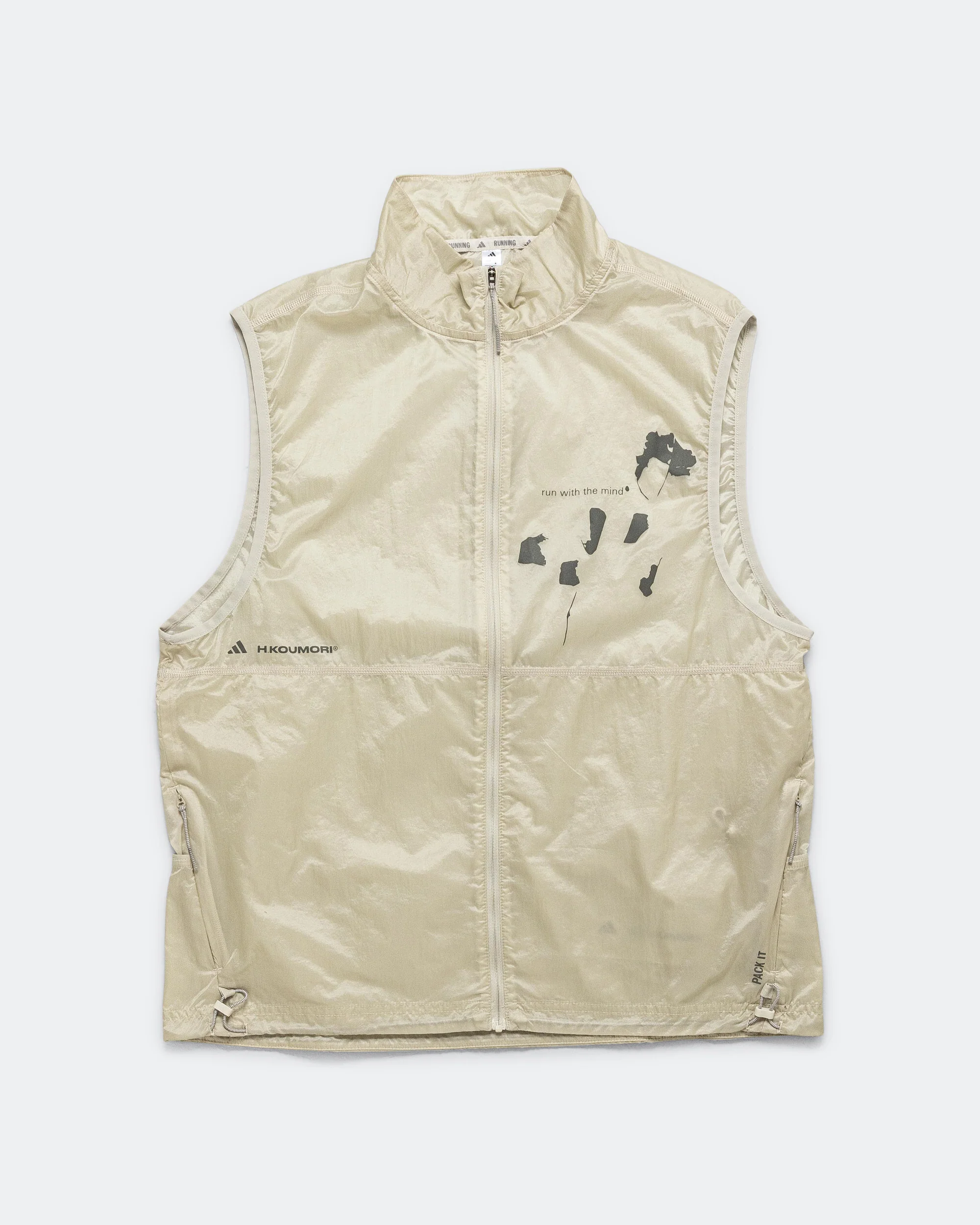 Adi365 Running Vest x Hermanos Koumori - Putty Grey