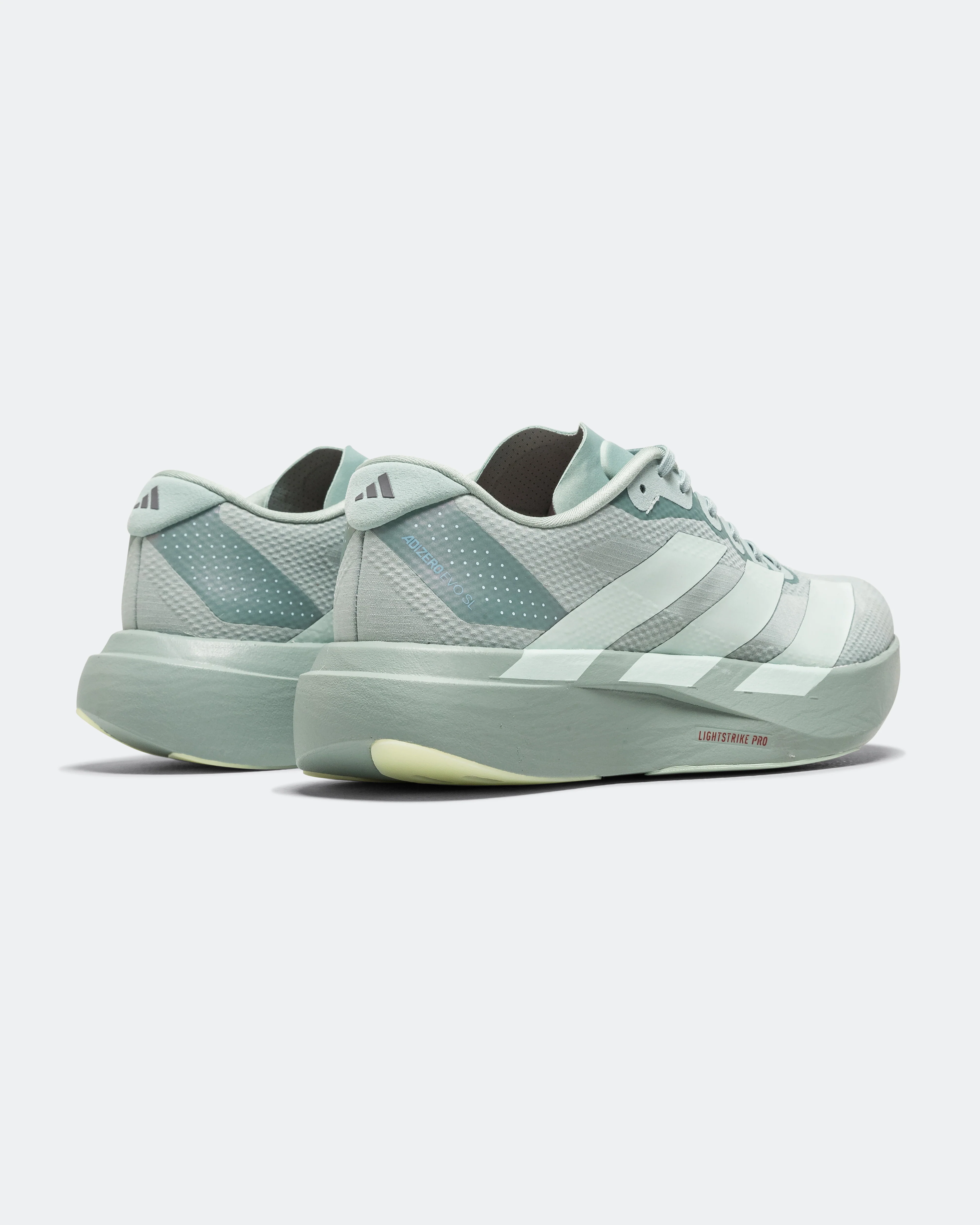 Adizero Evo SL Woven - Tactile Green/Vapour Green-Magic Grey Metallic - Image 3