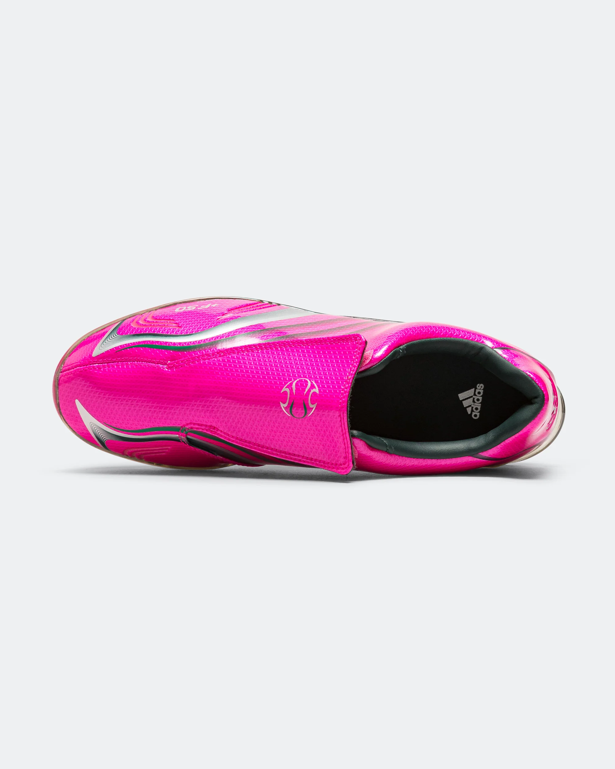Womens F50 Adiframe - Shock Pink/Bold Green-Silver Metallic - Image 4