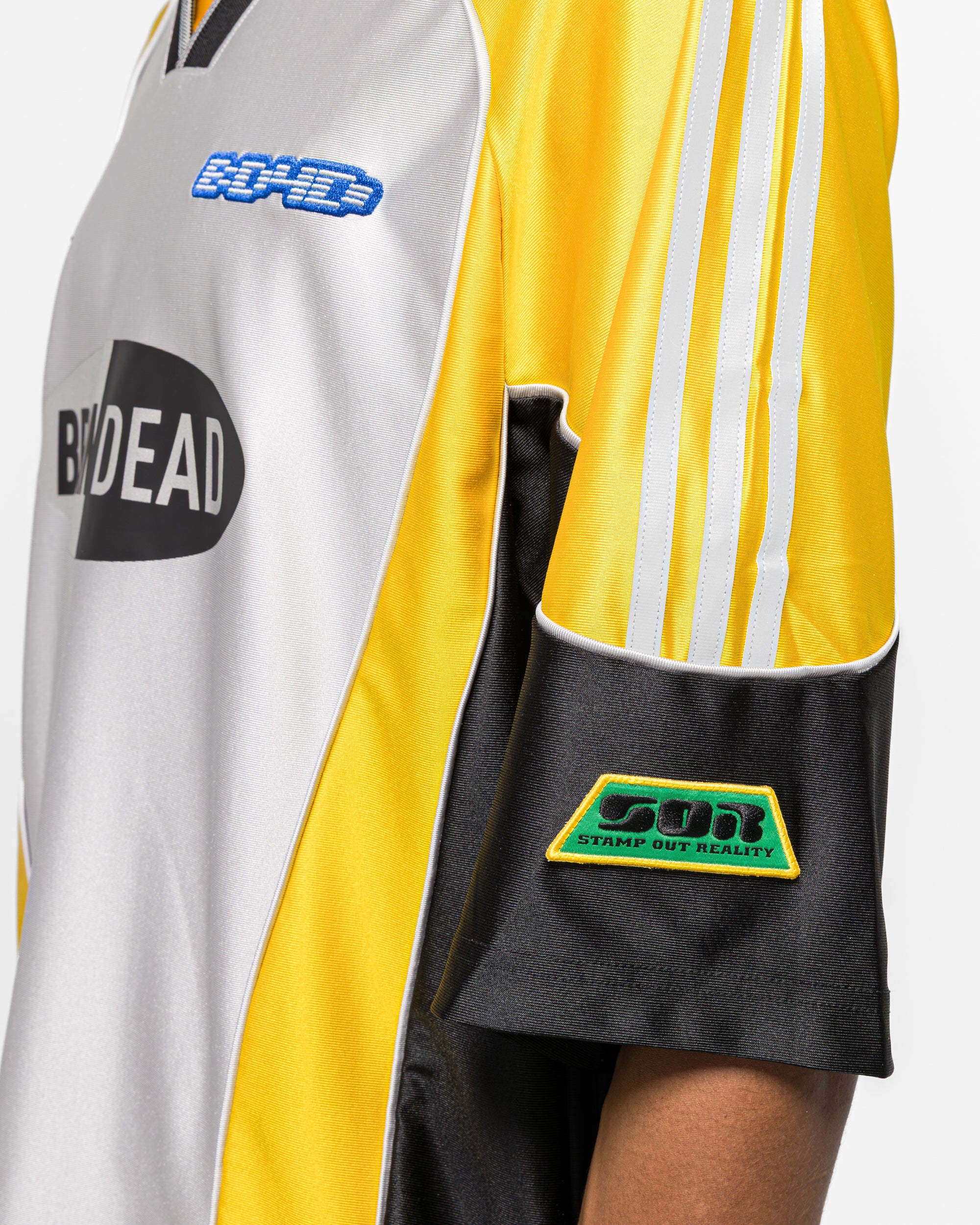 Football Jersey x Braindead - Silver Metallic - Image 5