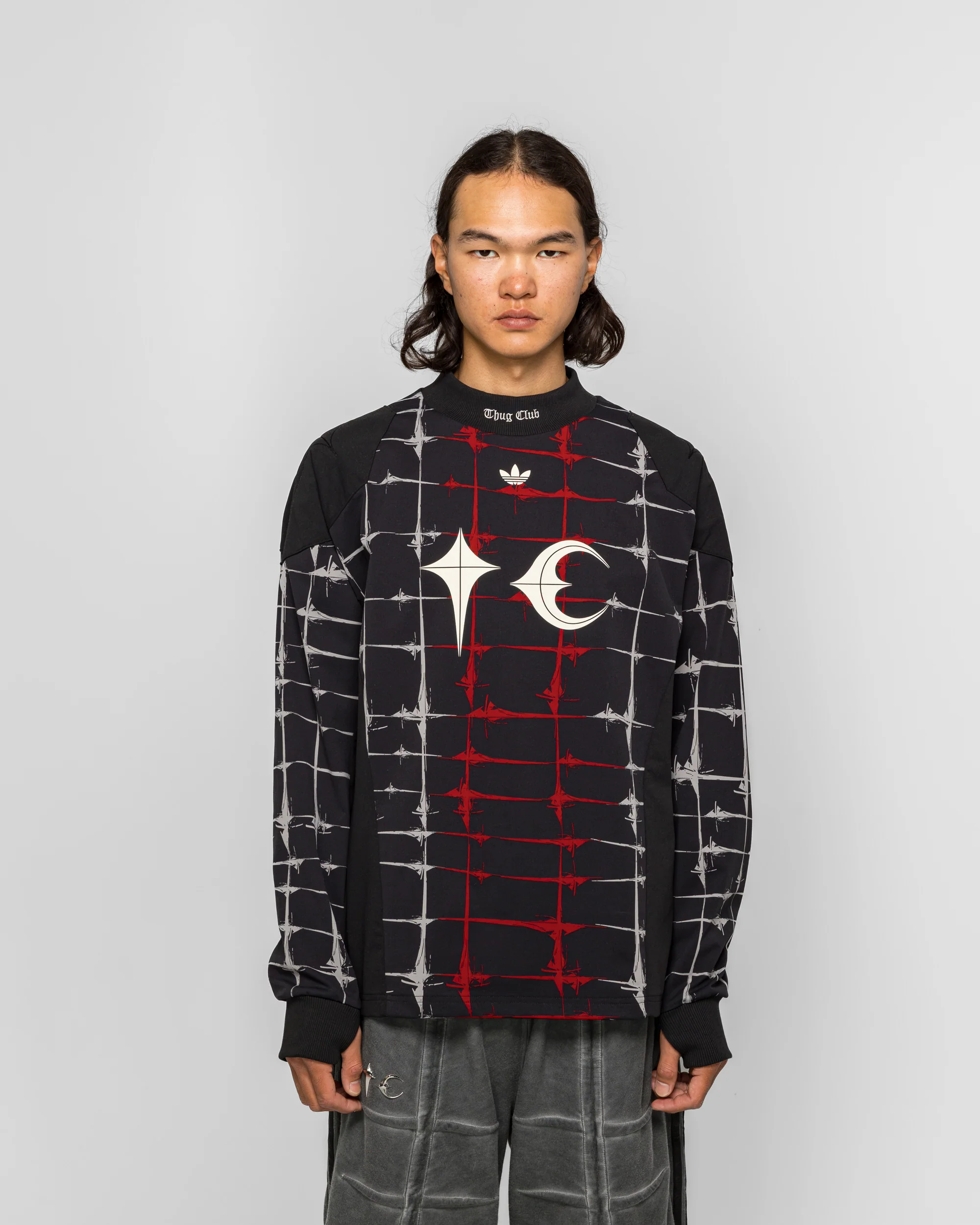 Goalie T LS x Thug Club - Black - Image 2