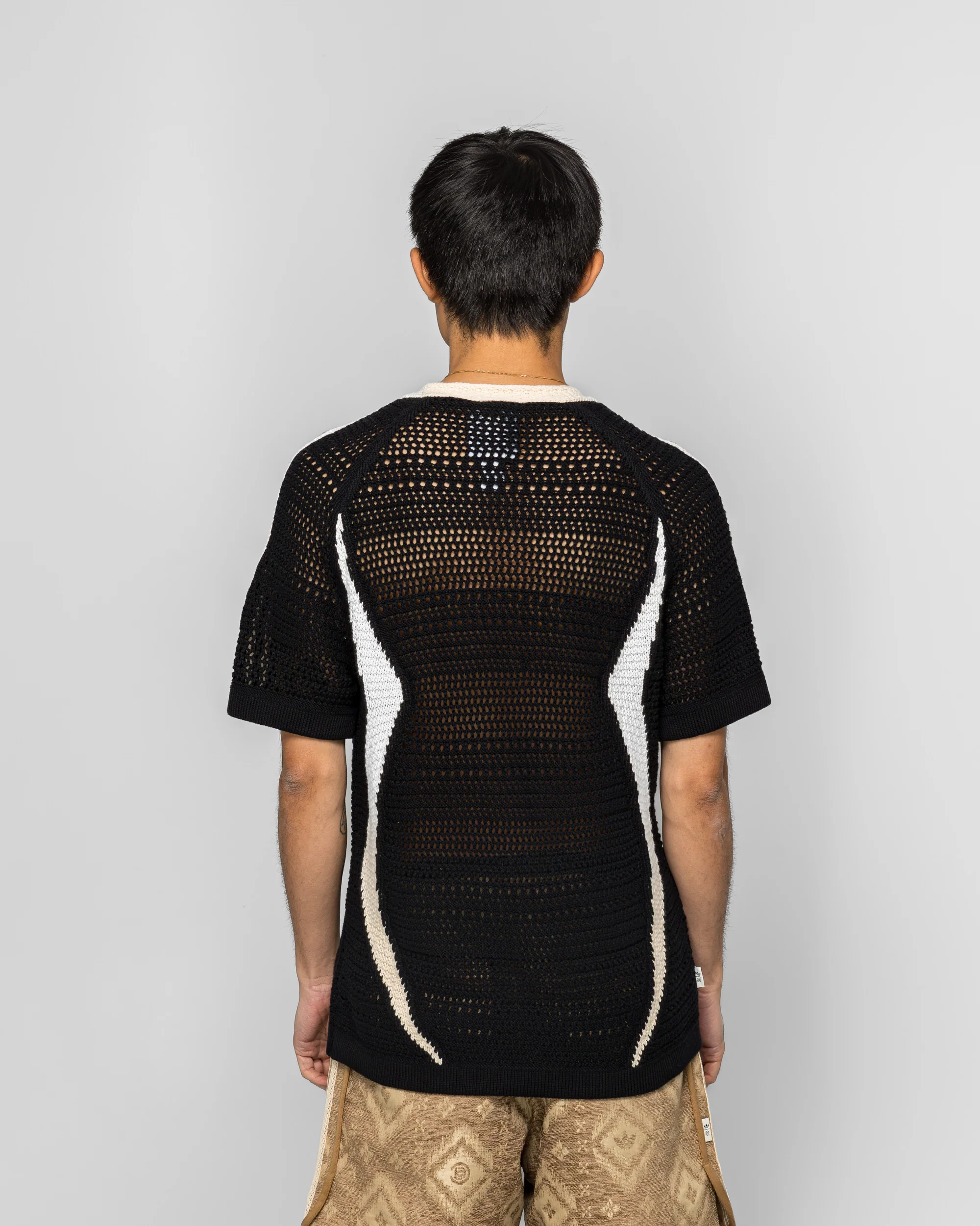 Knit Jersey x CLOT by Edison Chen - Black/Wonder White - Image 4