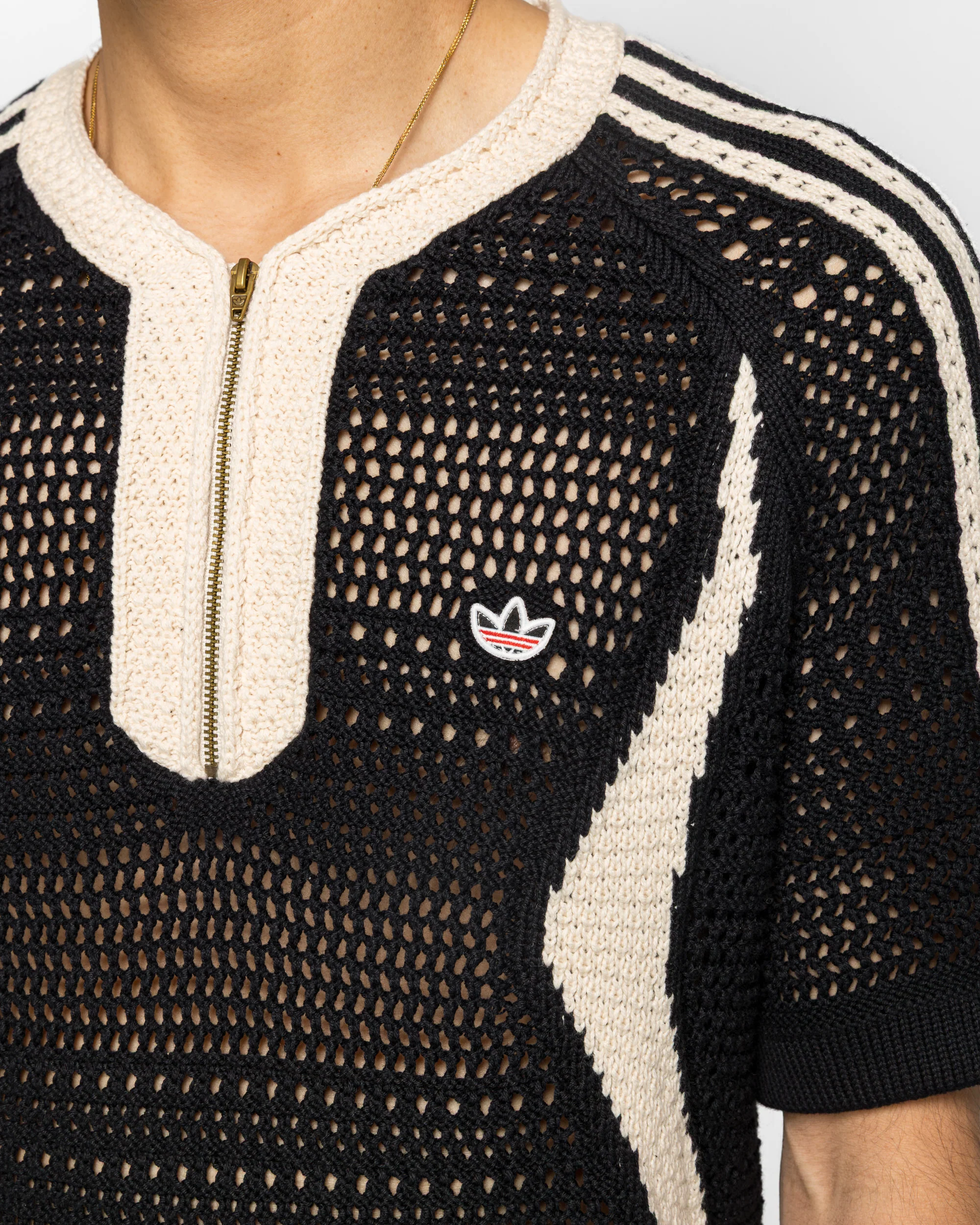 Knit Jersey x CLOT by Edison Chen - Black/Wonder White - Image 5
