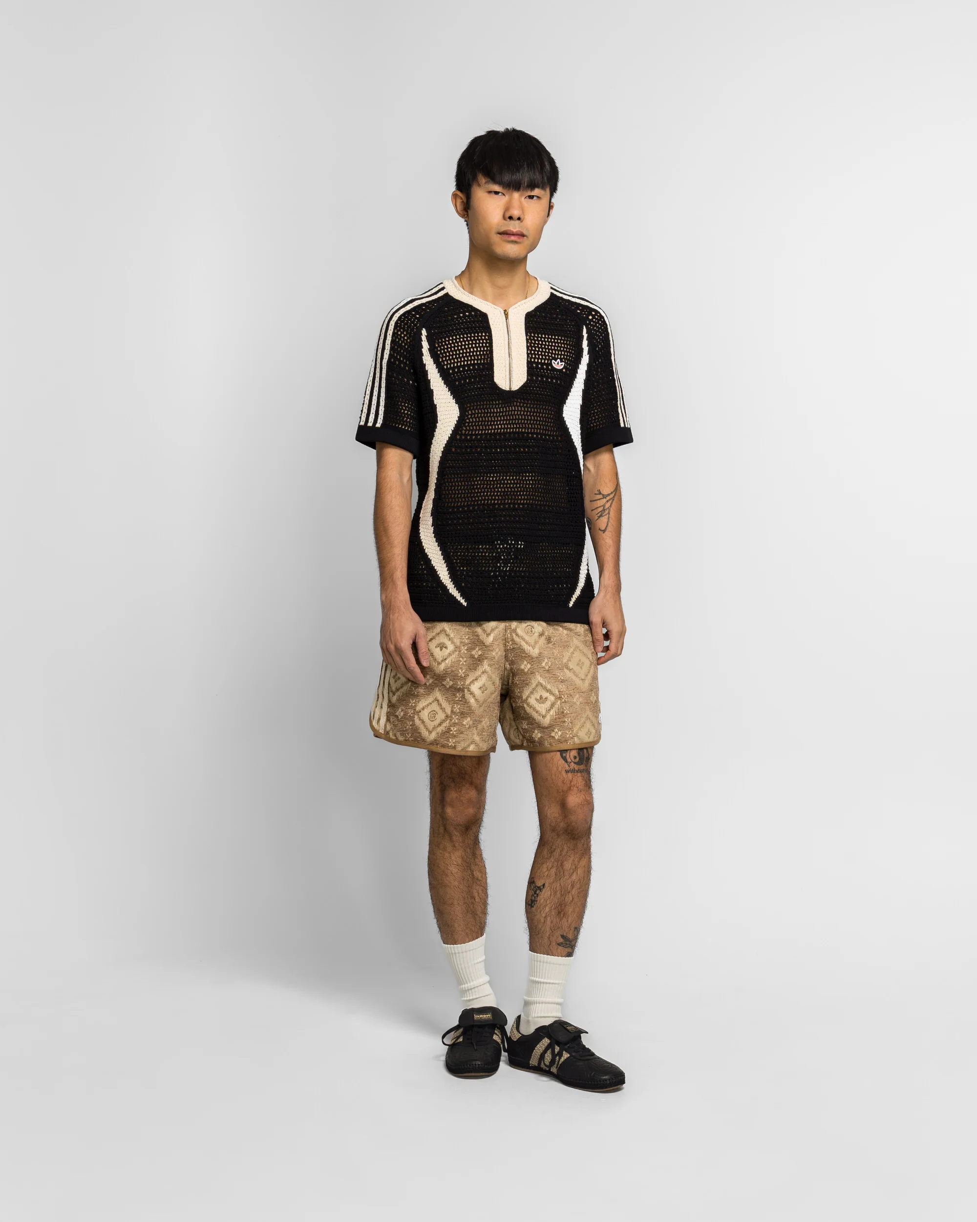 Knit Jersey x CLOT by Edison Chen - Black/Wonder White - Image 6
