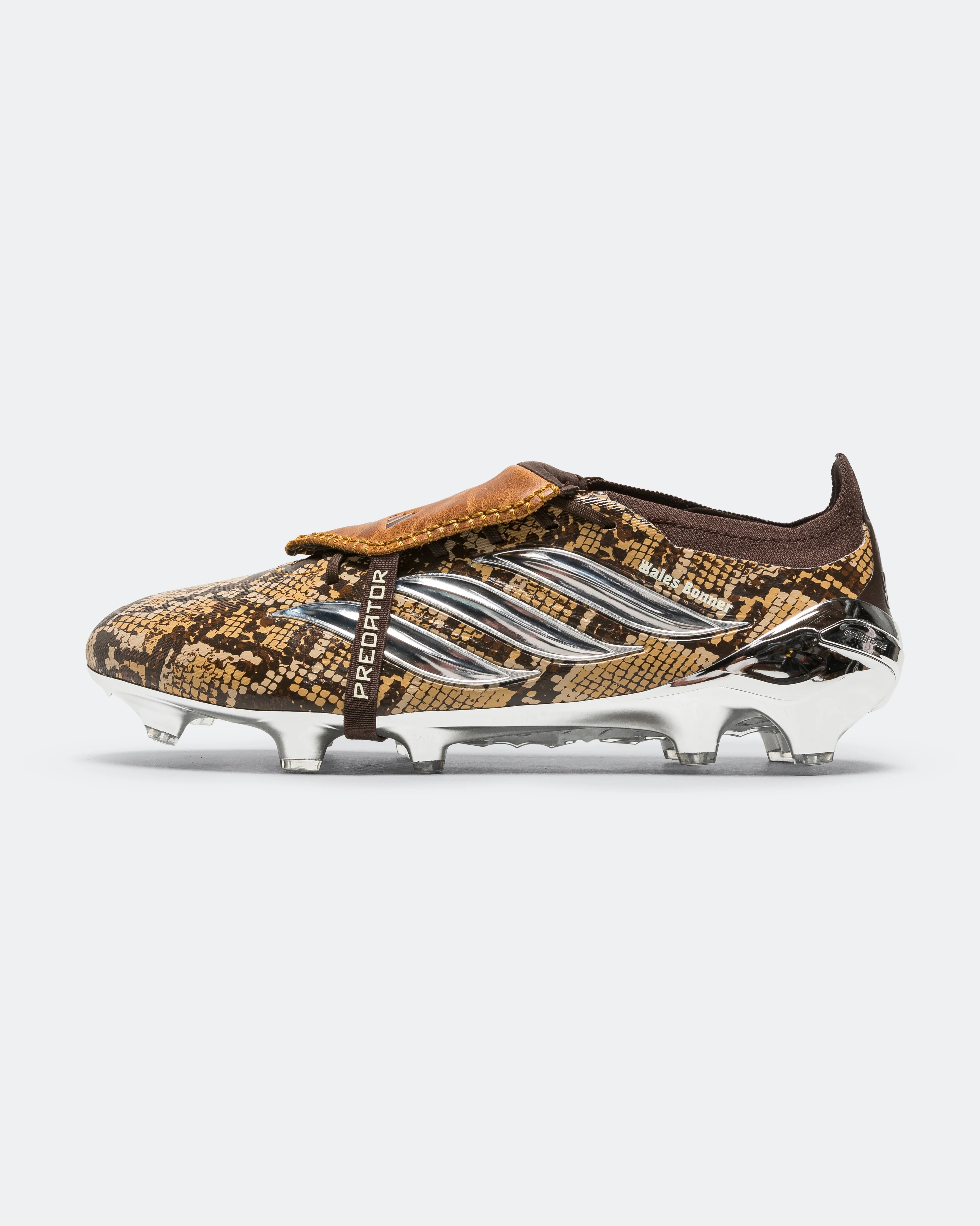 Predator Elite FT FG x Wales Bonner - Linen Khaki/Silver Metallic-Wonder White