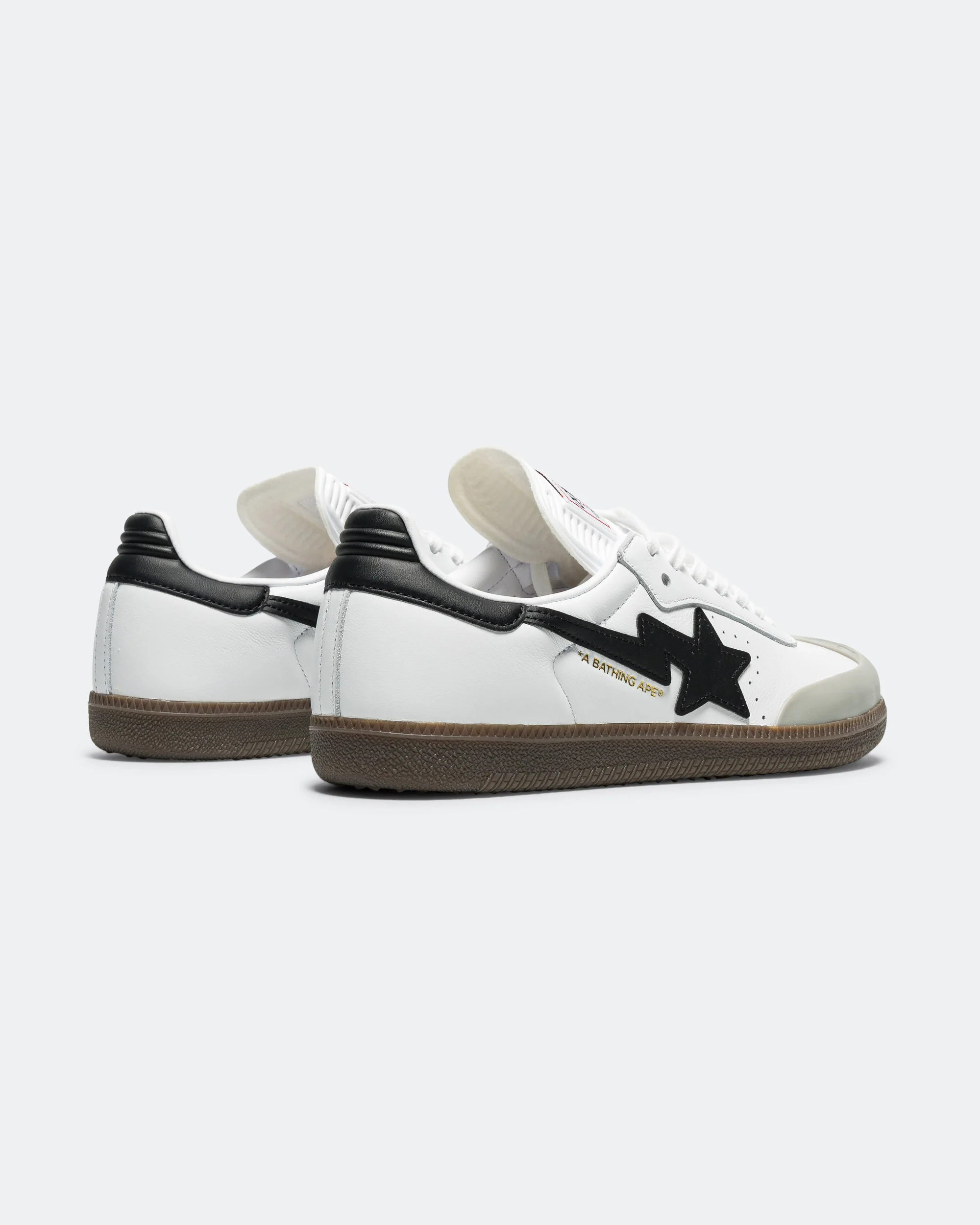 Samba x BAPE - Footwear White/Core Black-Gum - Image 3