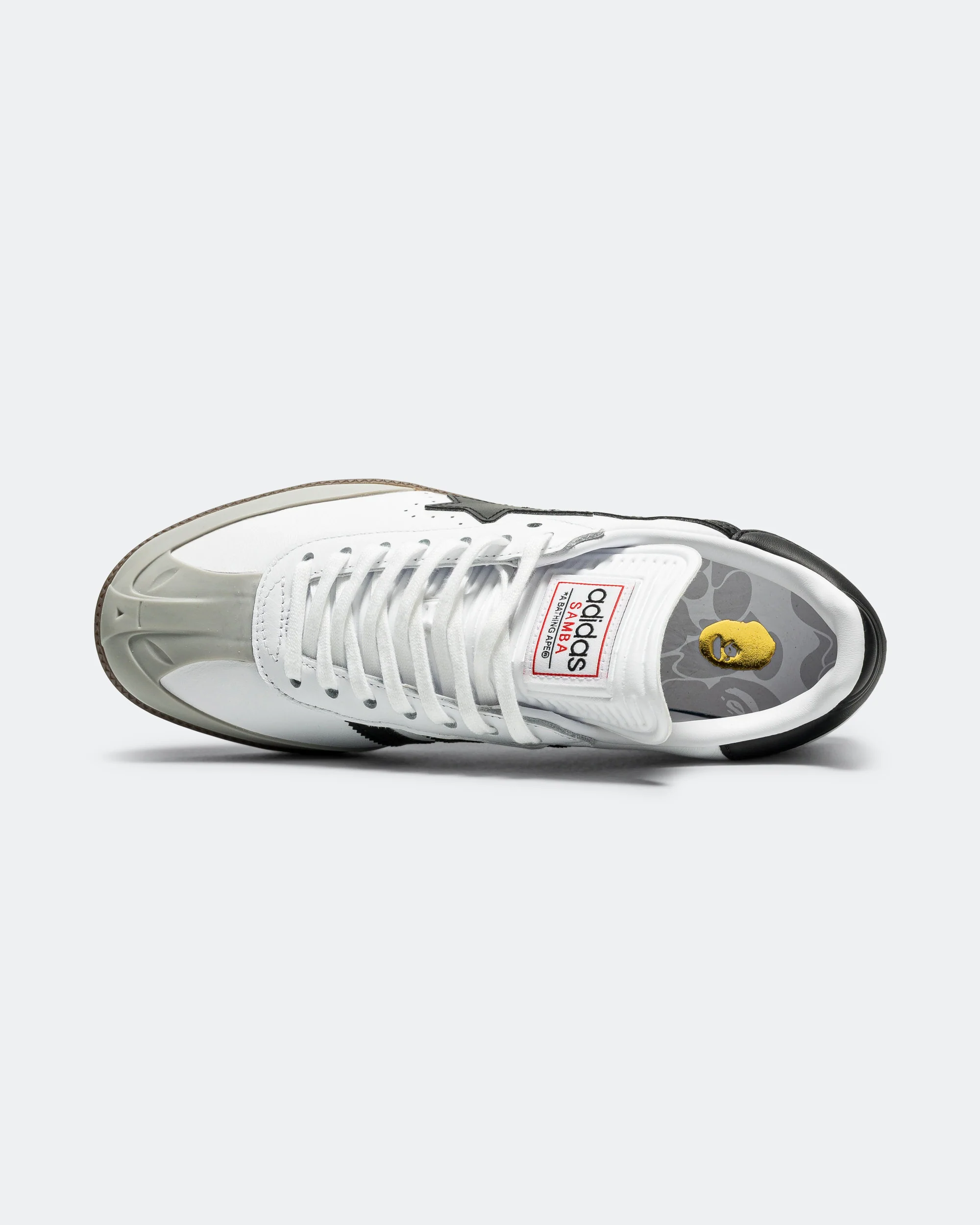 Samba x BAPE - Footwear White/Core Black-Gum - Image 4