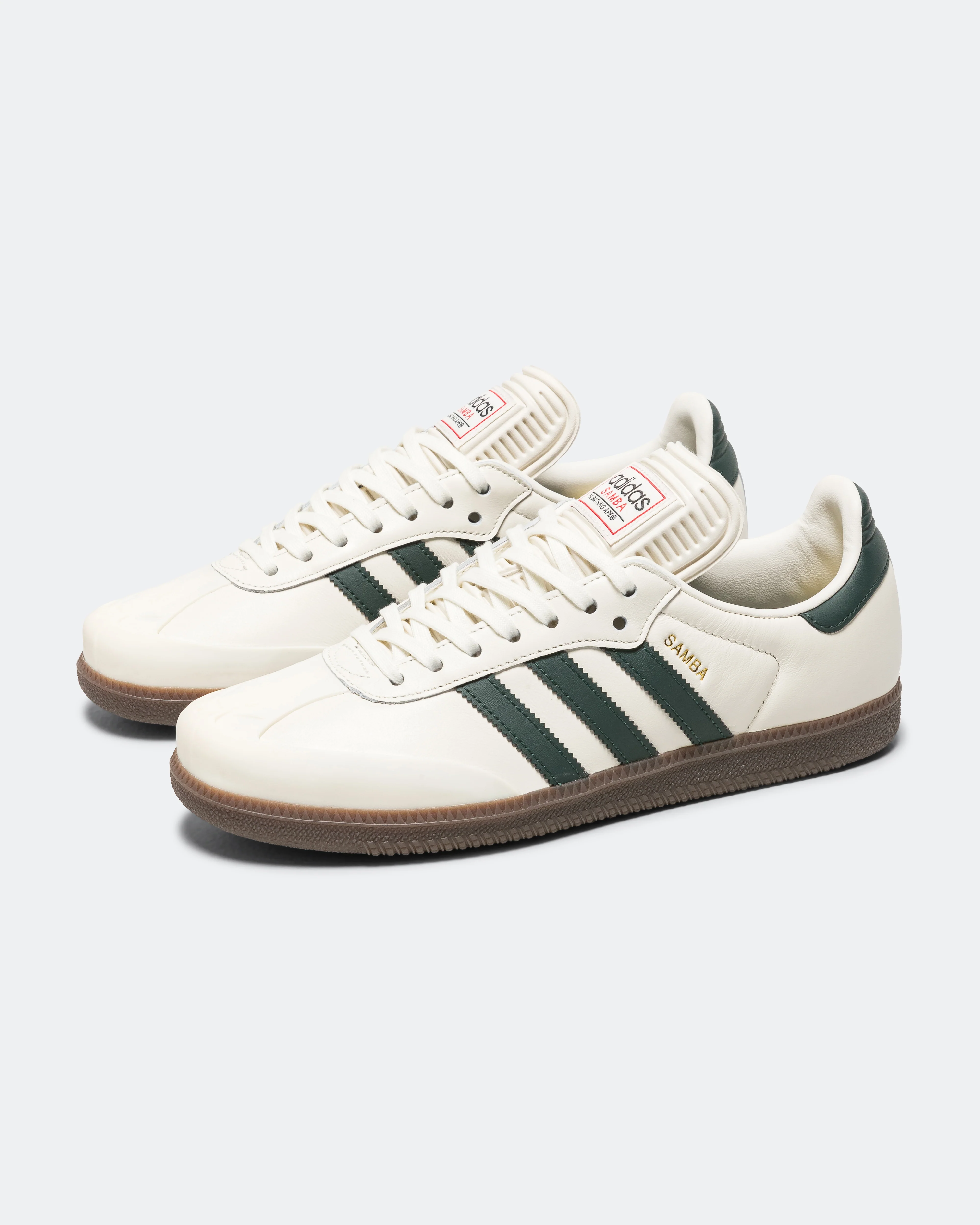 Samba x BAPE - Off White/Shadow Green-Gum - Image 2