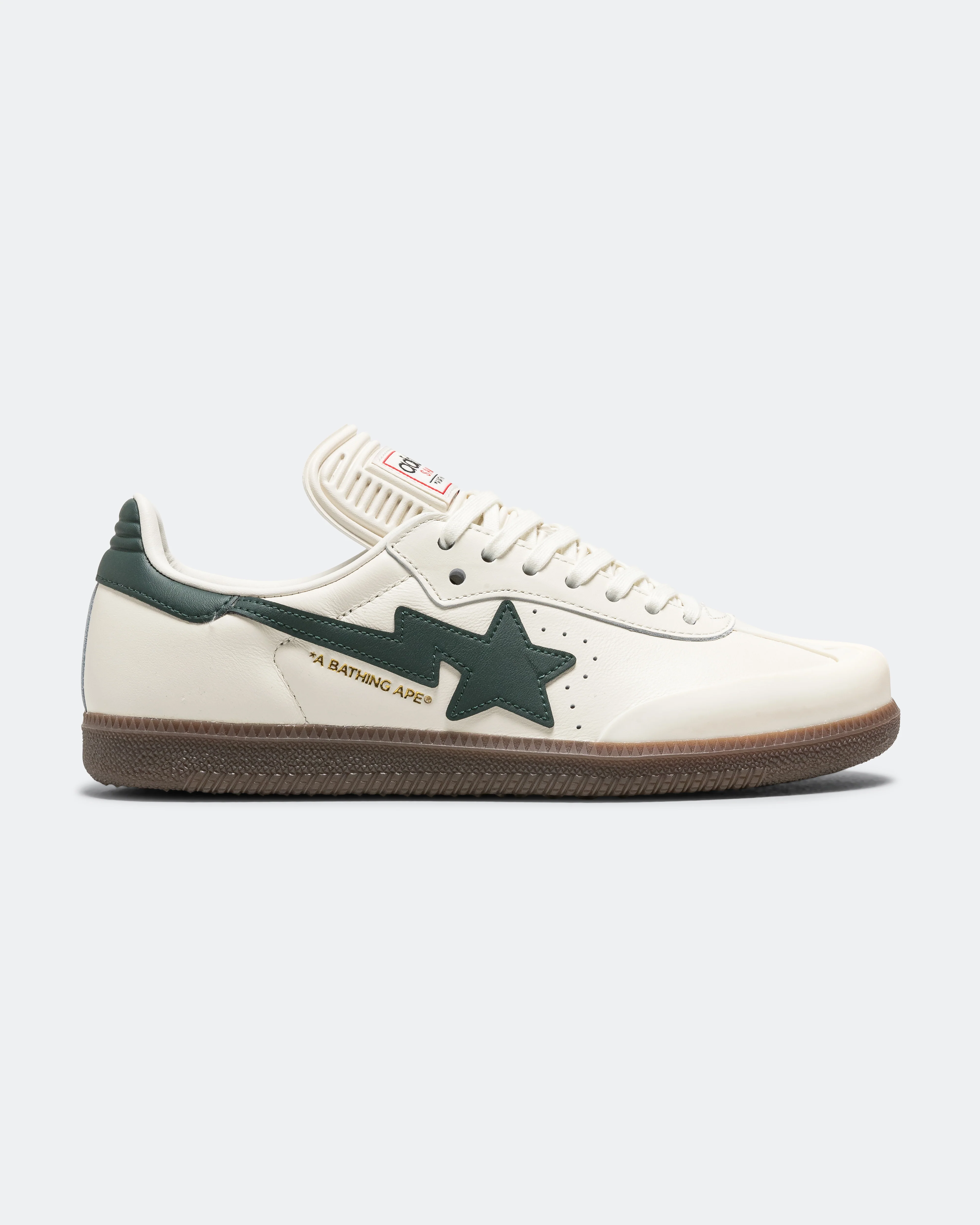 Samba x BAPE - Off White/Shadow Green-Gum - Image 3