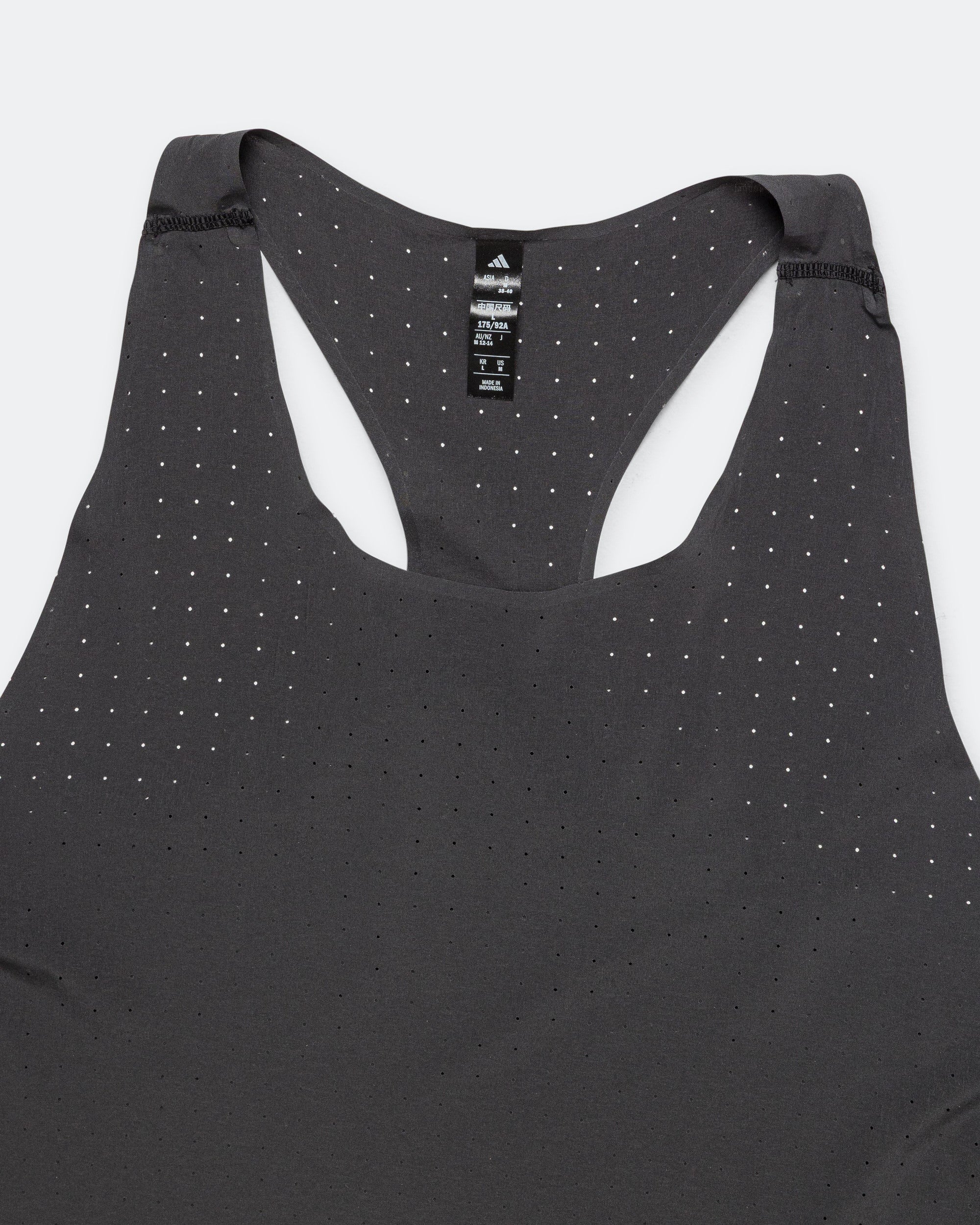 Womens Adi365 Running Singlet x Hermanos Koumori - Black - Image 2