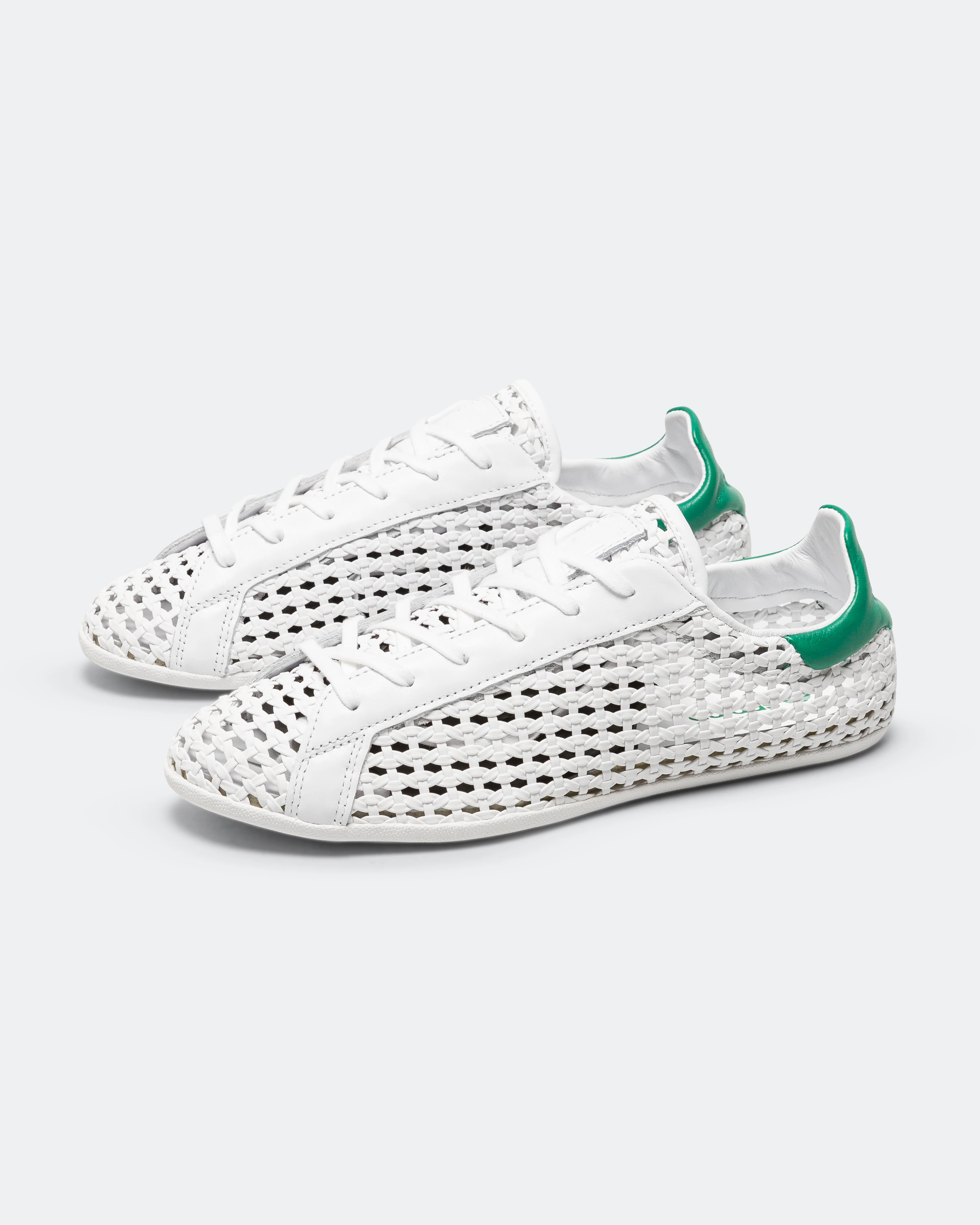Womens Stan Smith Lo Pro - Footwear White/Bold Green-Core Black - Image 2