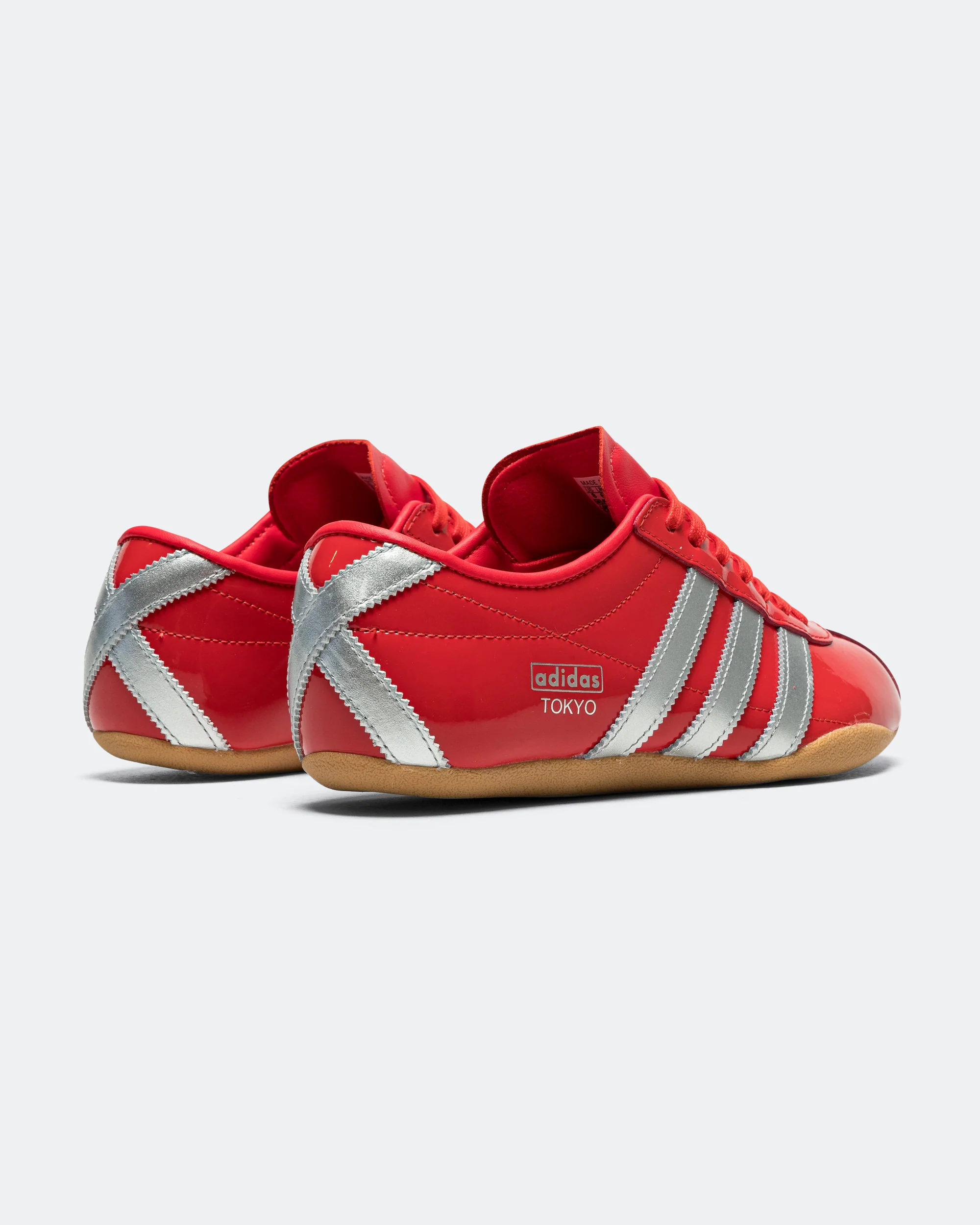 Womens Tokyo - Red/Silver Metallic-Gum - Image 3