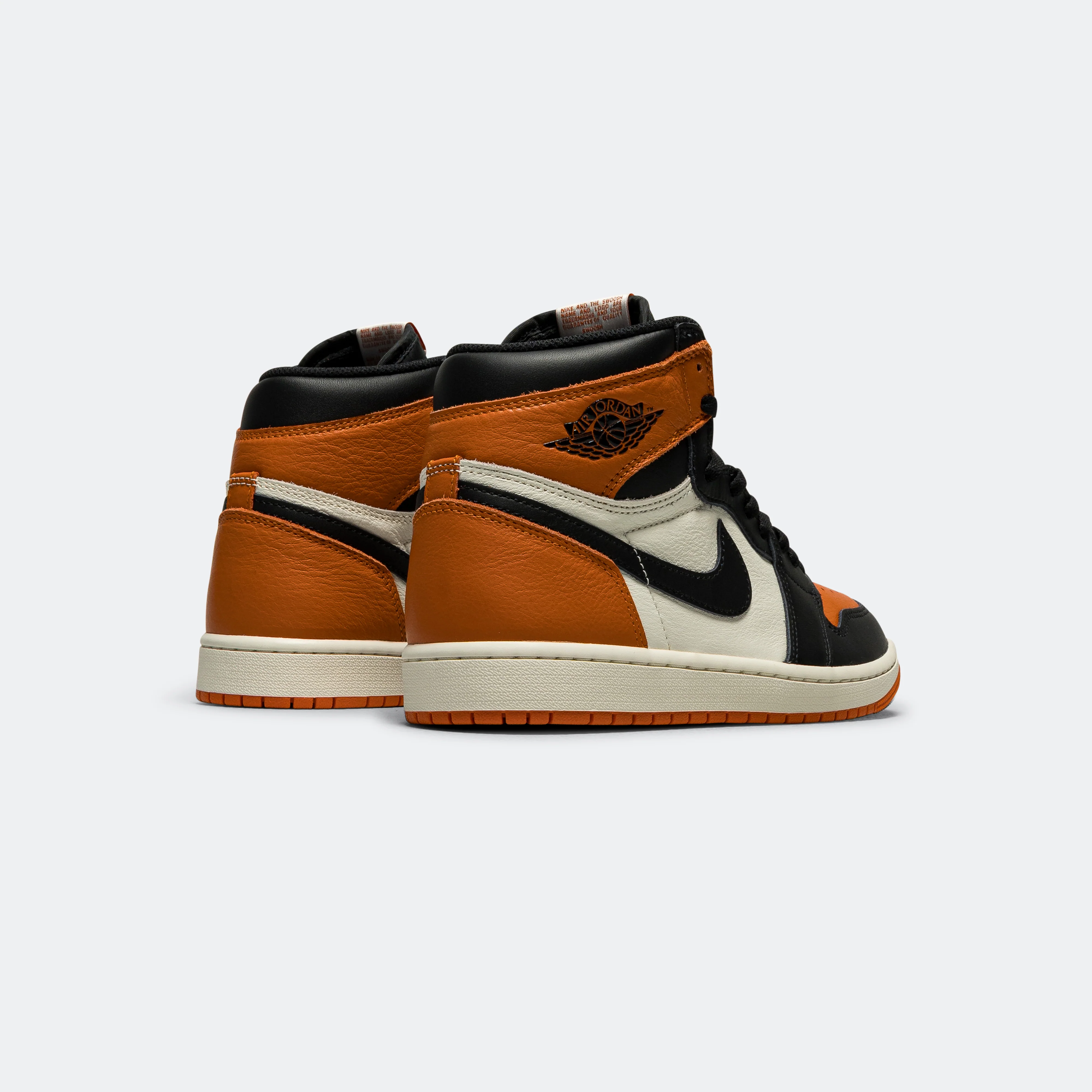 Air Jordan 1 Retro High OG - Black/Black-Sail-Starfish - Image 3