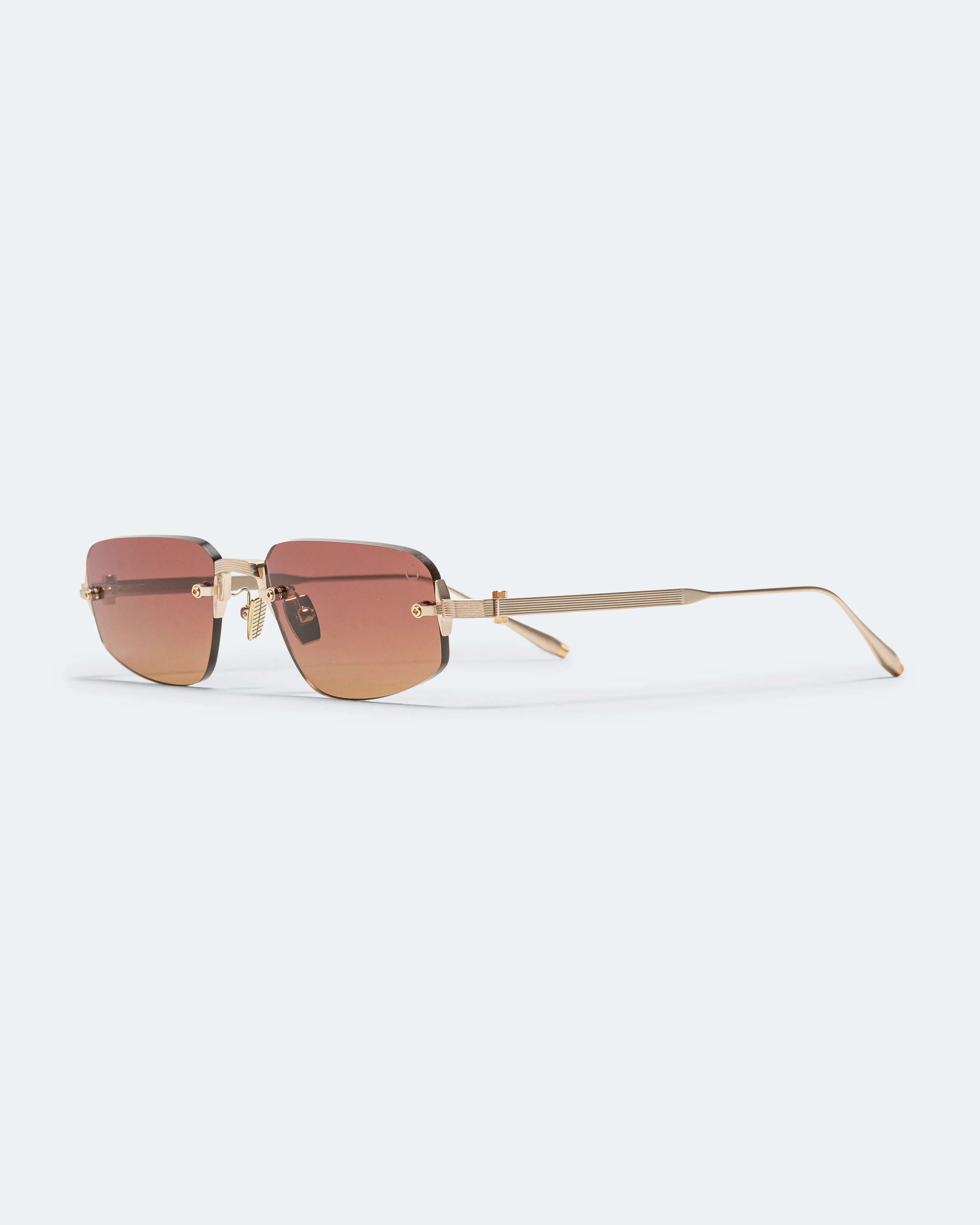 Juno-Three - Brushed Platinum Gold w/Antique Gold - Mars to Amber Lenses - Image 3