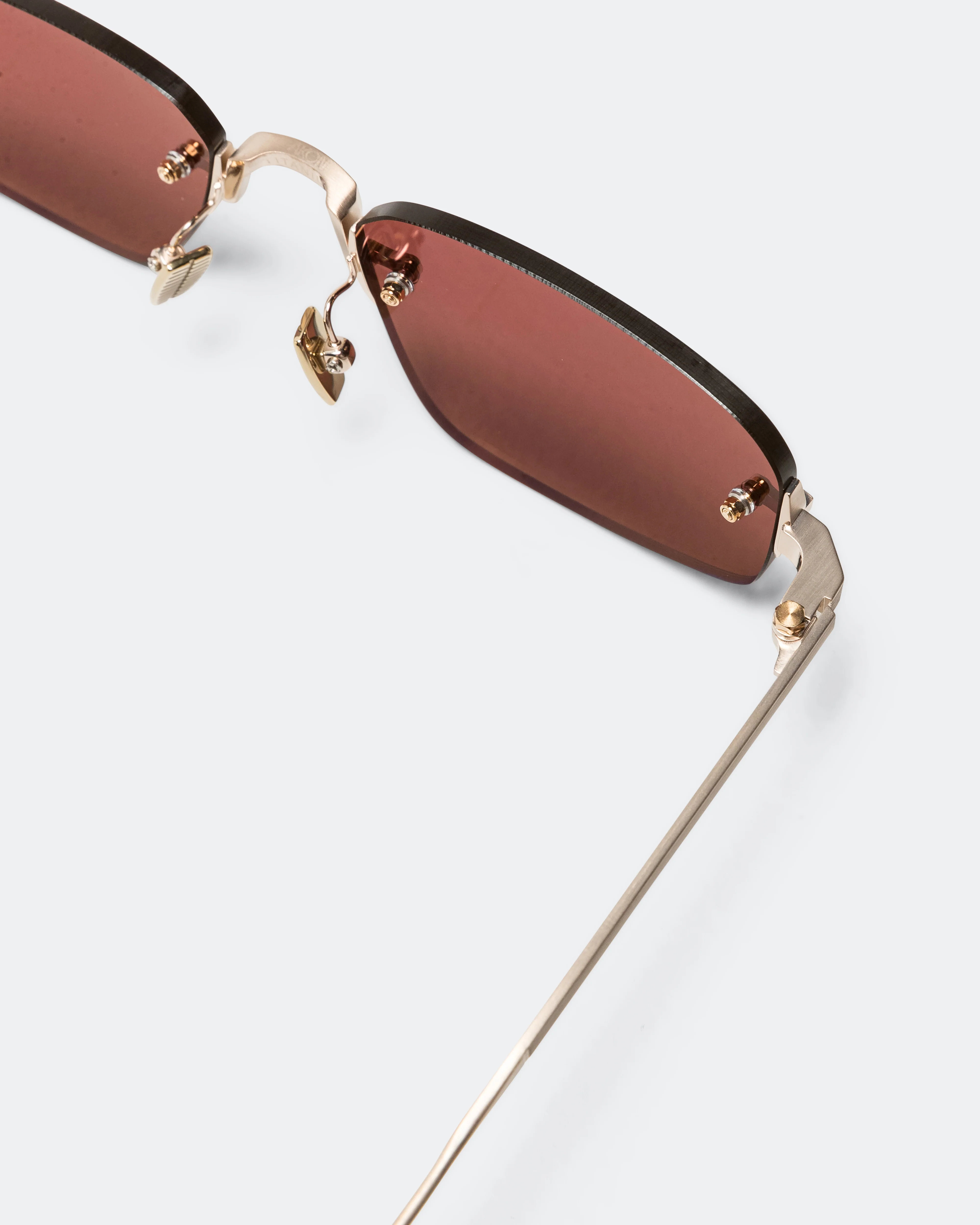 Juno-Three - Brushed Platinum Gold w/Antique Gold - Mars to Amber Lenses - Image 5