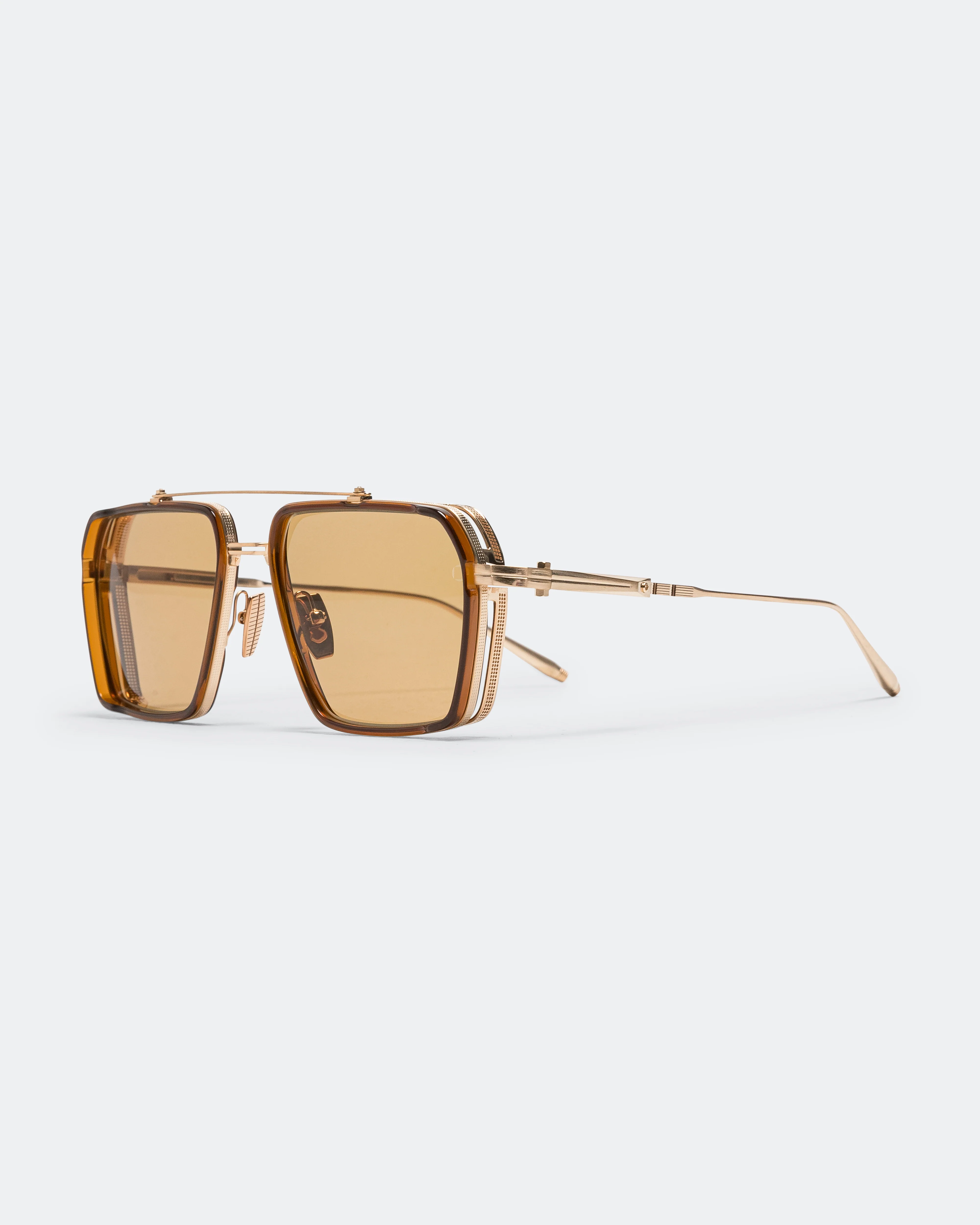 Tiros - Brushed White Gold/Crystal Brown-Senape - Image 3