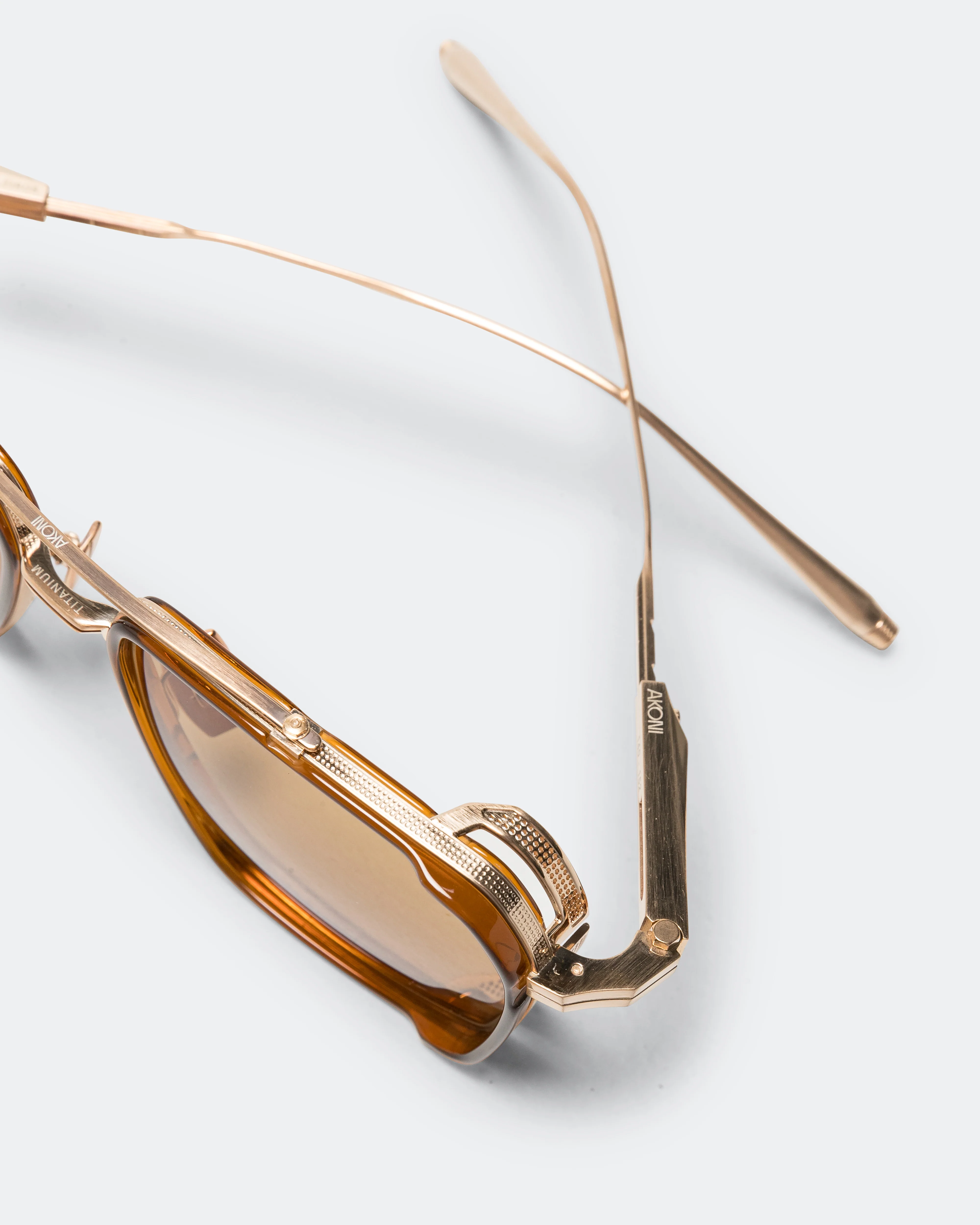 Tiros - Brushed White Gold/Crystal Brown-Senape - Image 5