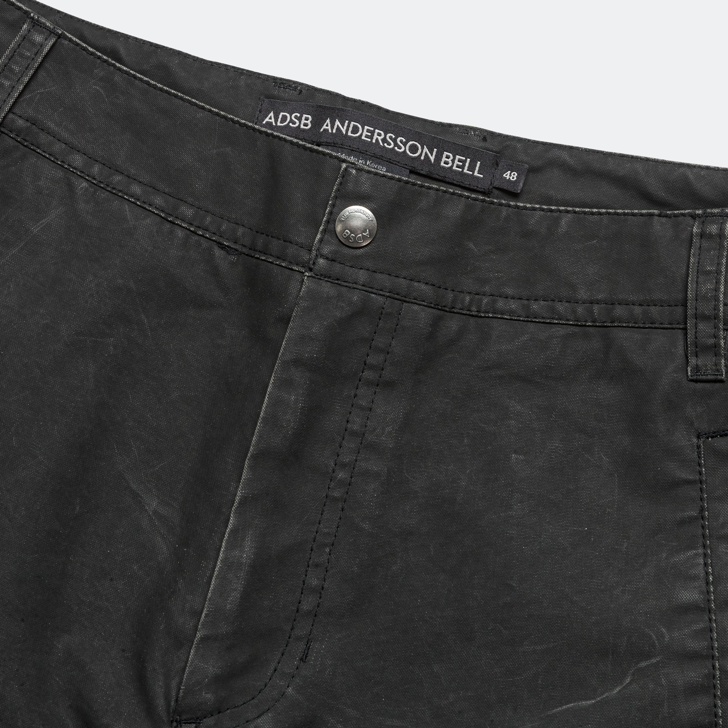 Arc Shirring Pants - Black - Image 3