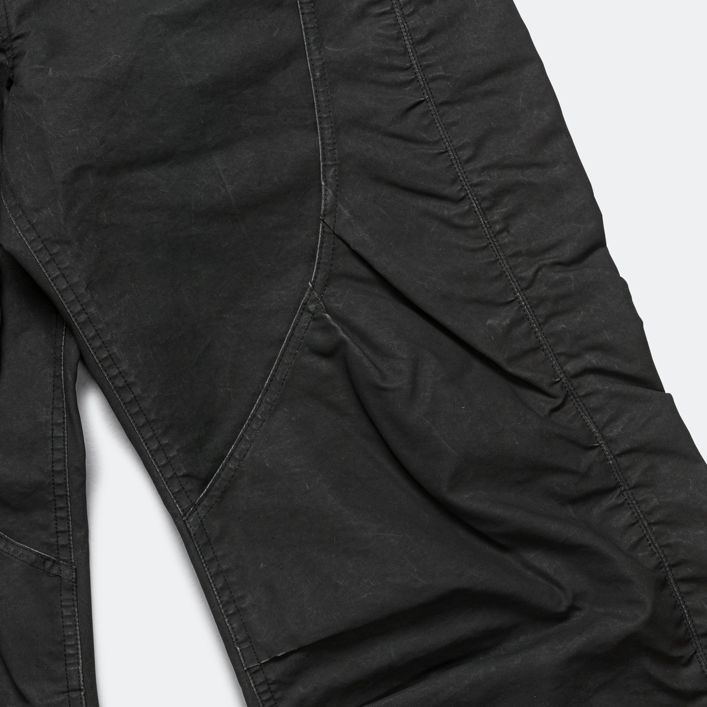 Arc Shirring Pants - Black - Image 5