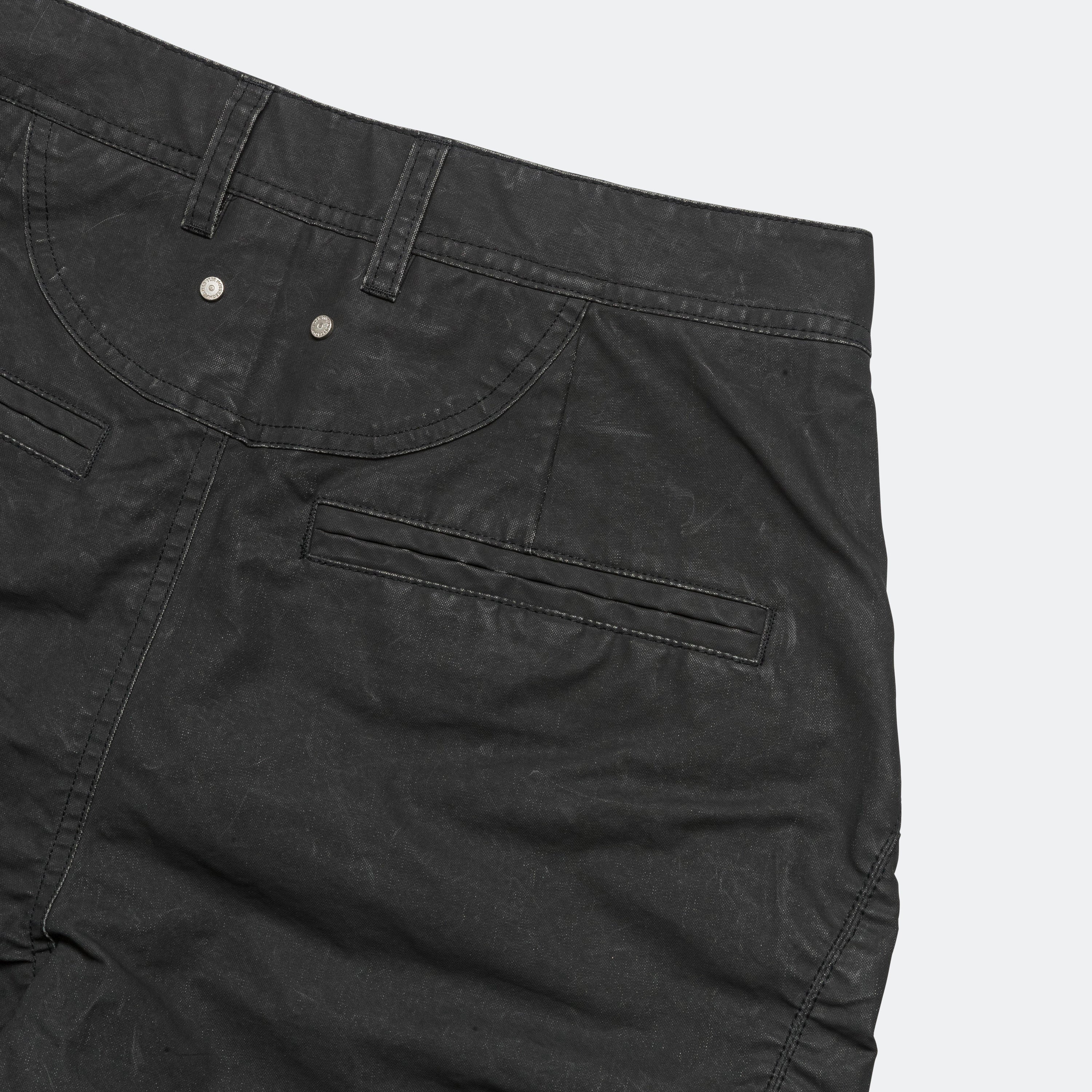 Arc Shirring Pants - Black - Image 6