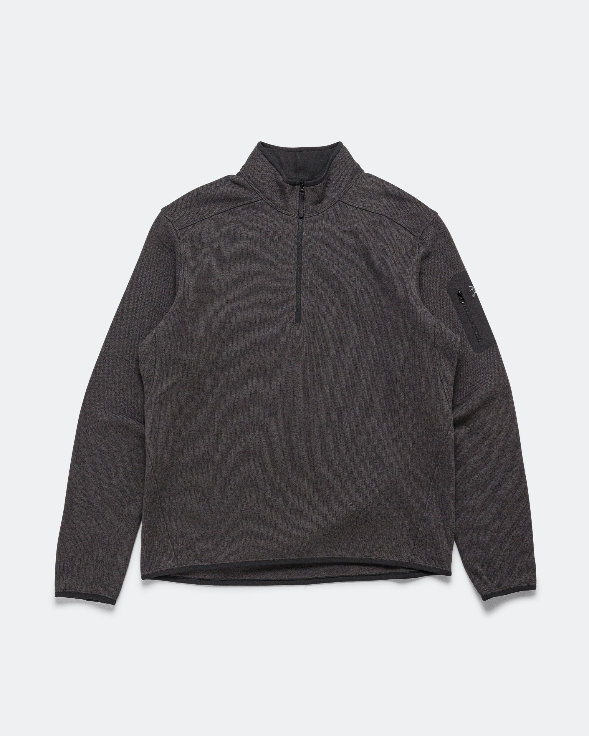 Covert 1/2 Zip - Black Heather II