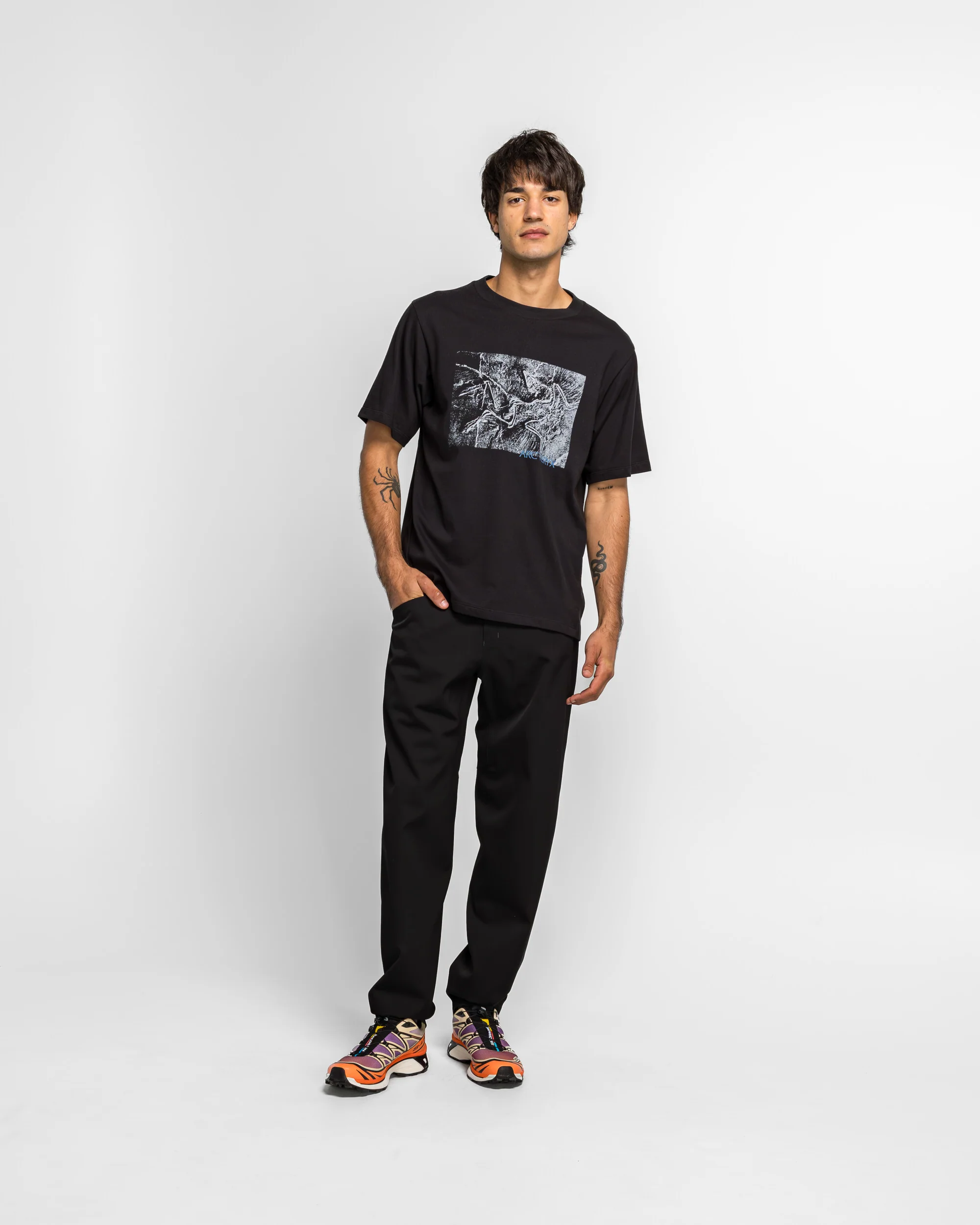 Kragg Cotton Lithographica SS - Black - Image 5